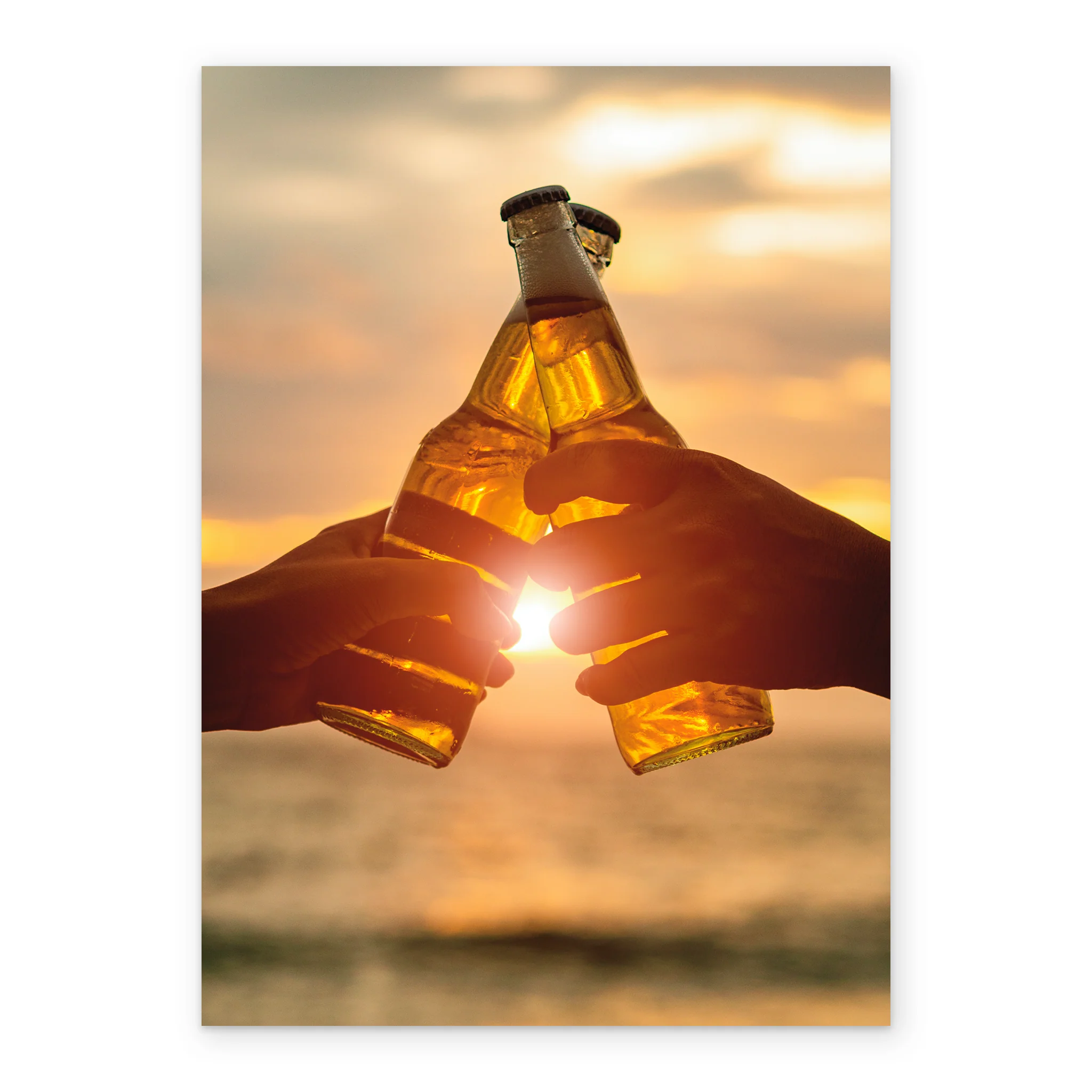 Personalised Contemporary Male Beer Bottles Card - Image 2