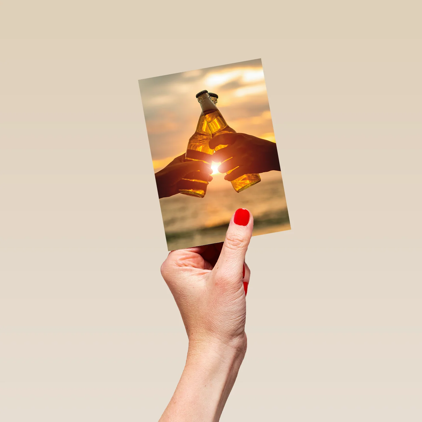 Personalised Contemporary Male Beer Bottles Card - Image 4