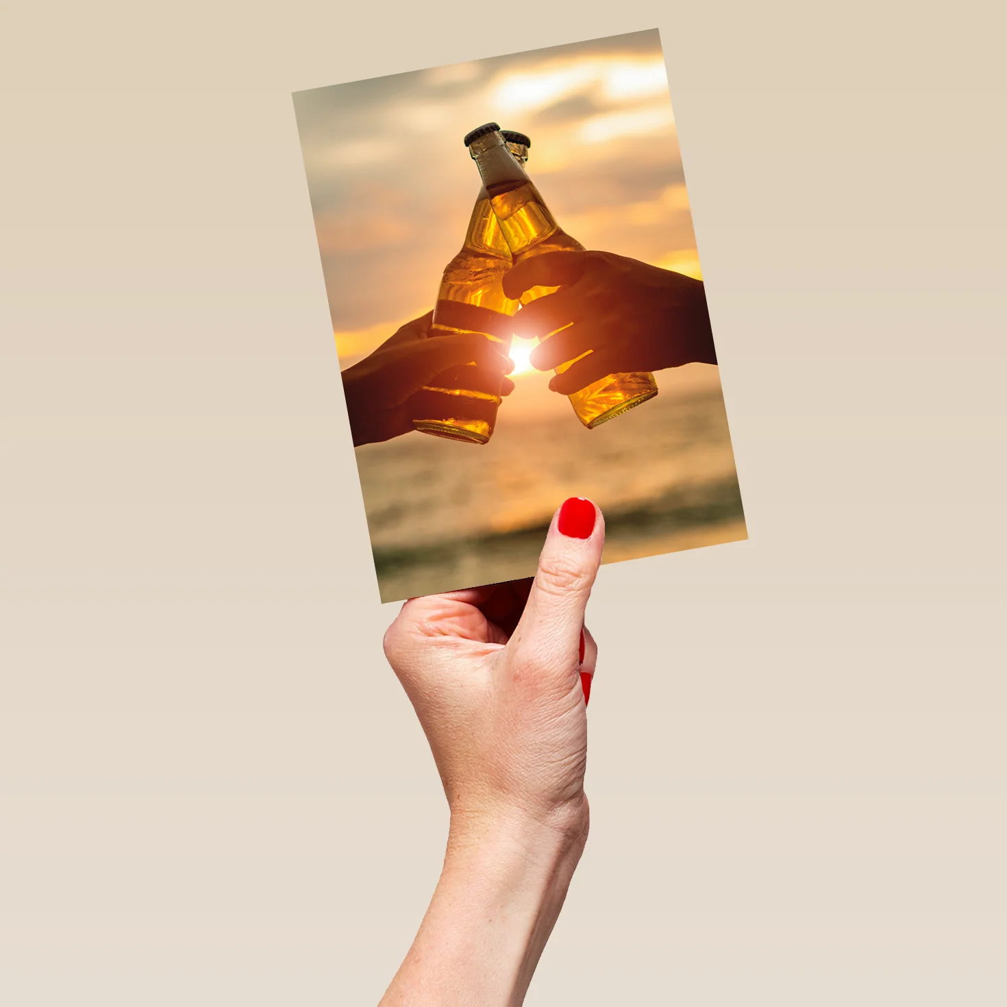 Personalised Contemporary Male Beer Bottles Card - Image 5