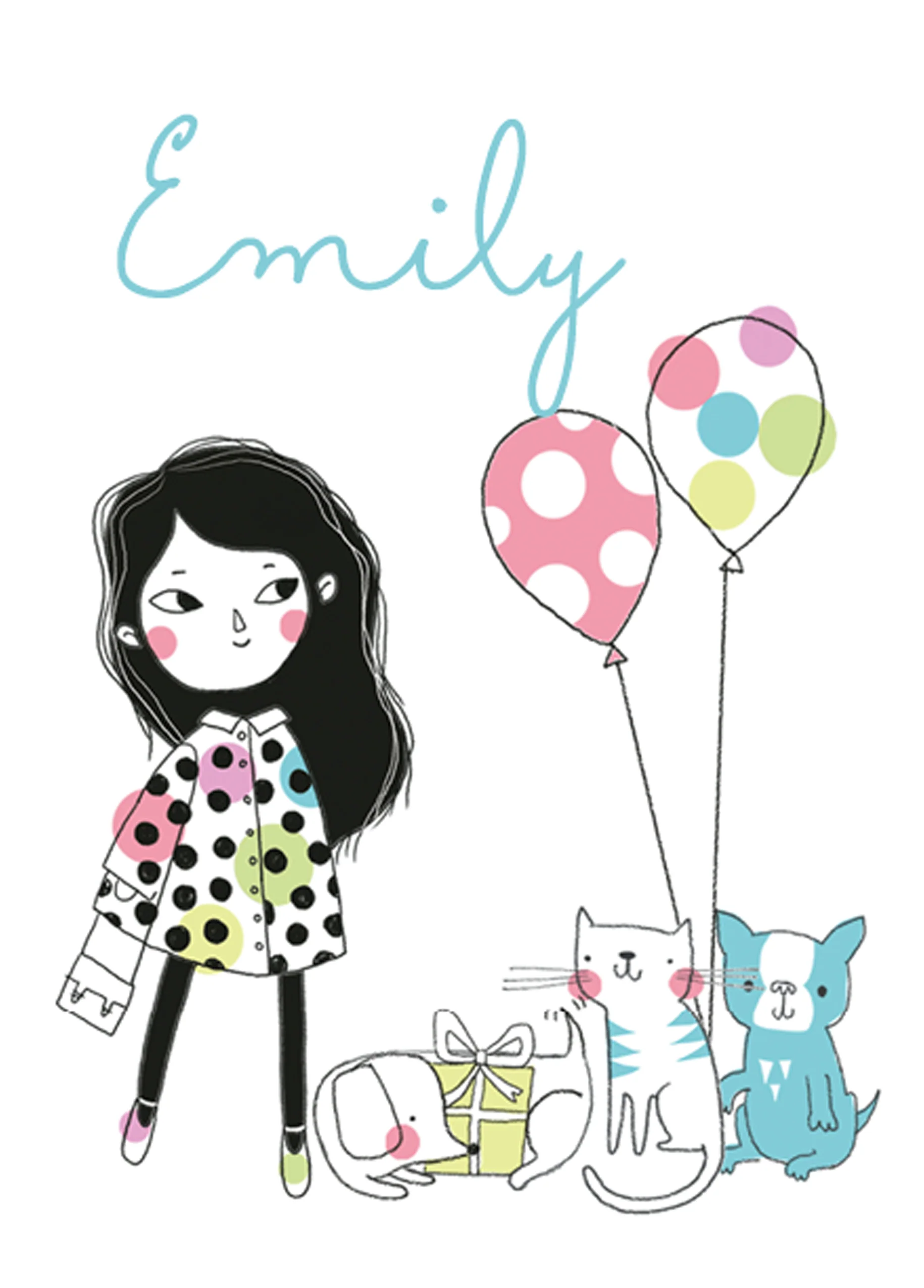 Personalised Contemporary Niece Birthday Lettering Card