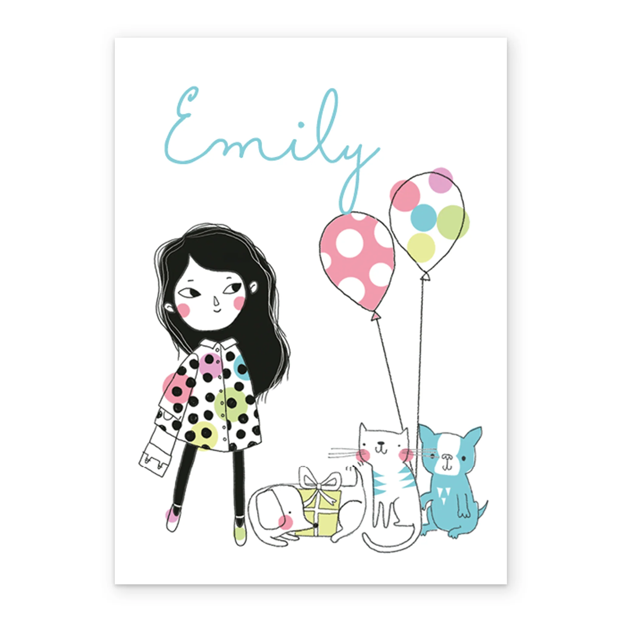 Personalised Contemporary Niece Birthday Lettering Card - Image 2