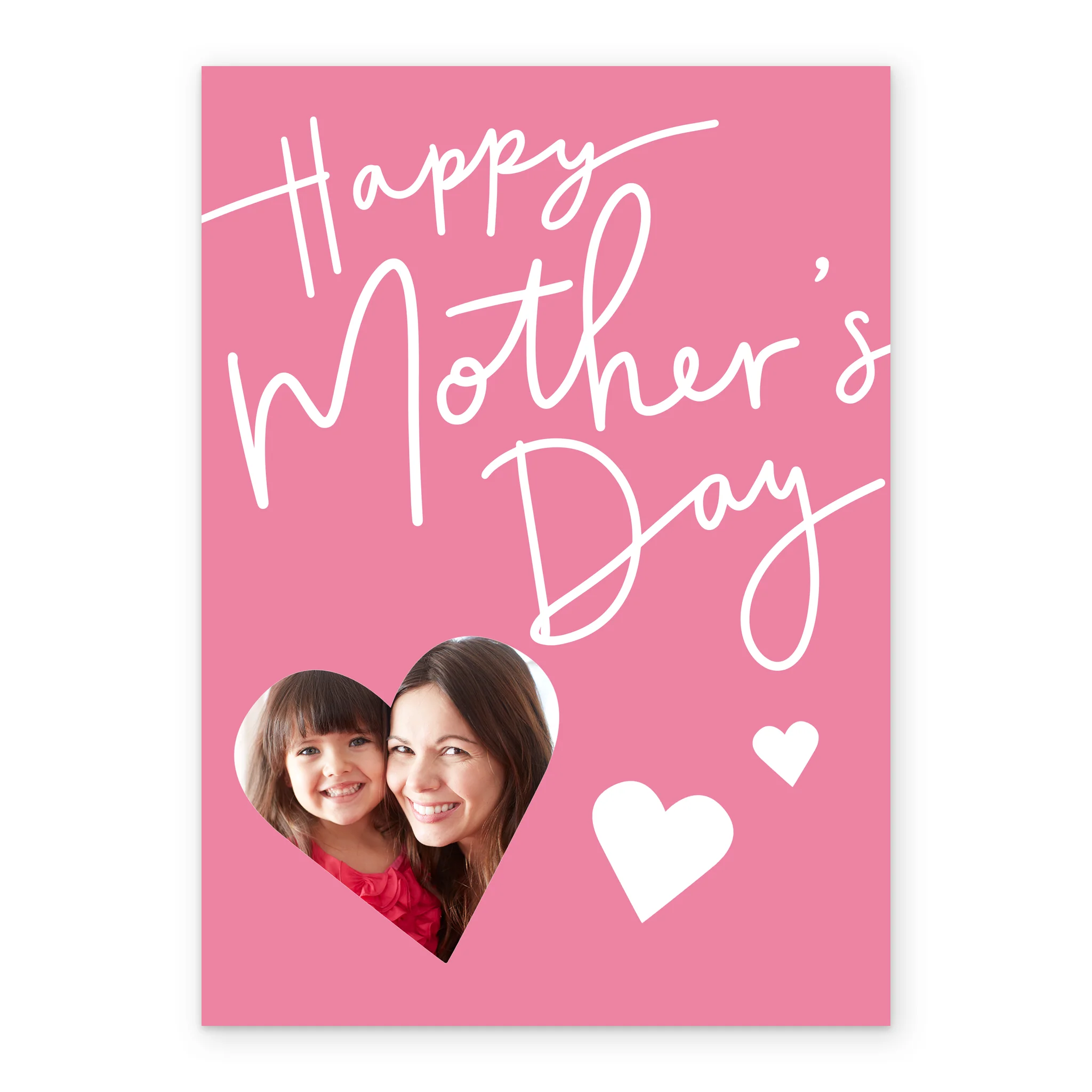Personalised Contemporary Script Mother's Day Photo Upload Card - Image 2