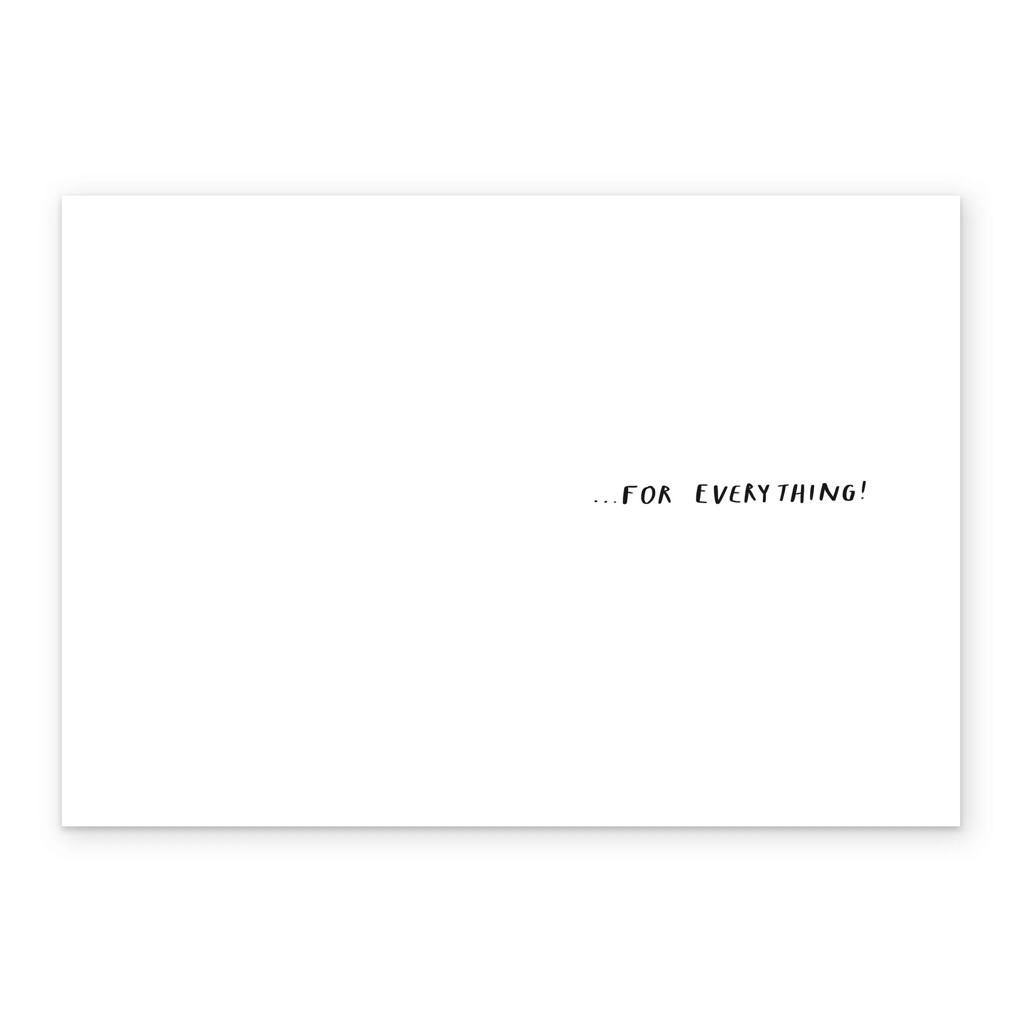 Personalised Contemporary Shooting Star Thank You Card - Image 3