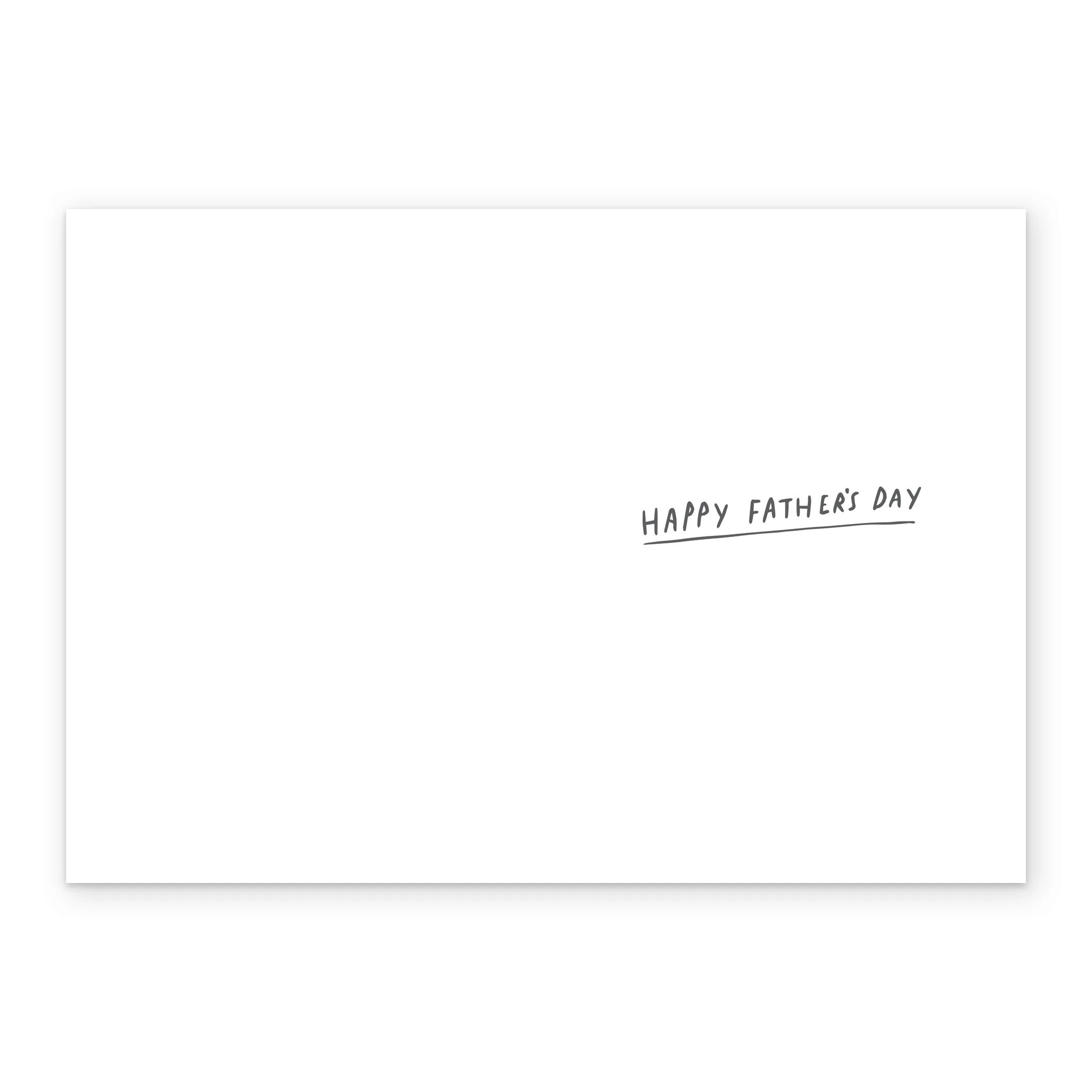 Personalised Contemporary Text Father's Day Card For Grandad - Image 3