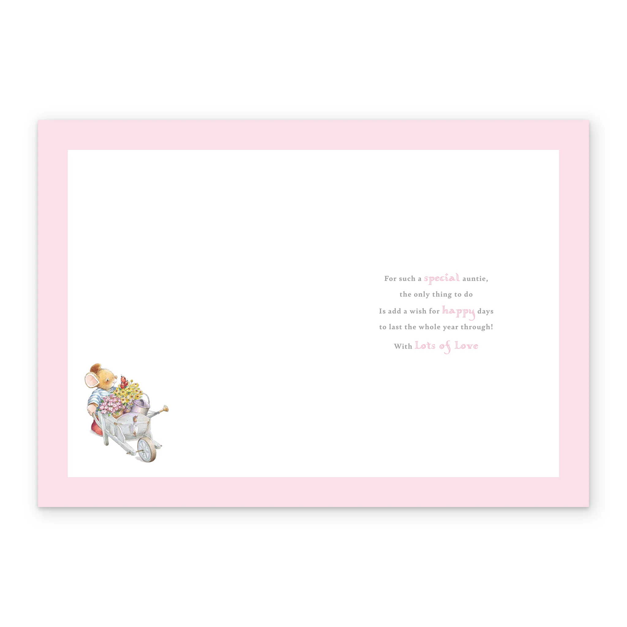 Personalised Country Companions Birthday Card for Auntie - Image 3