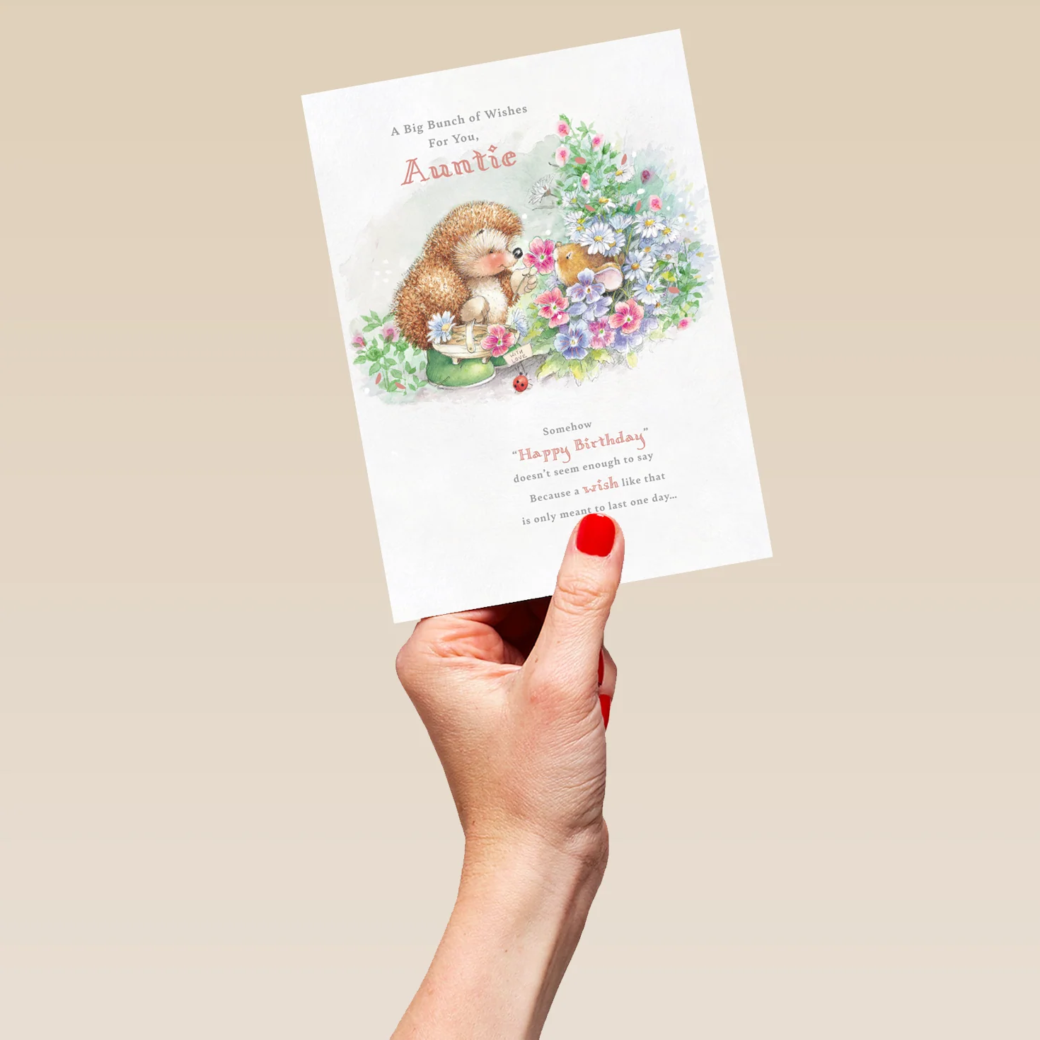 Personalised Country Companions Birthday Card for Auntie - Image 5