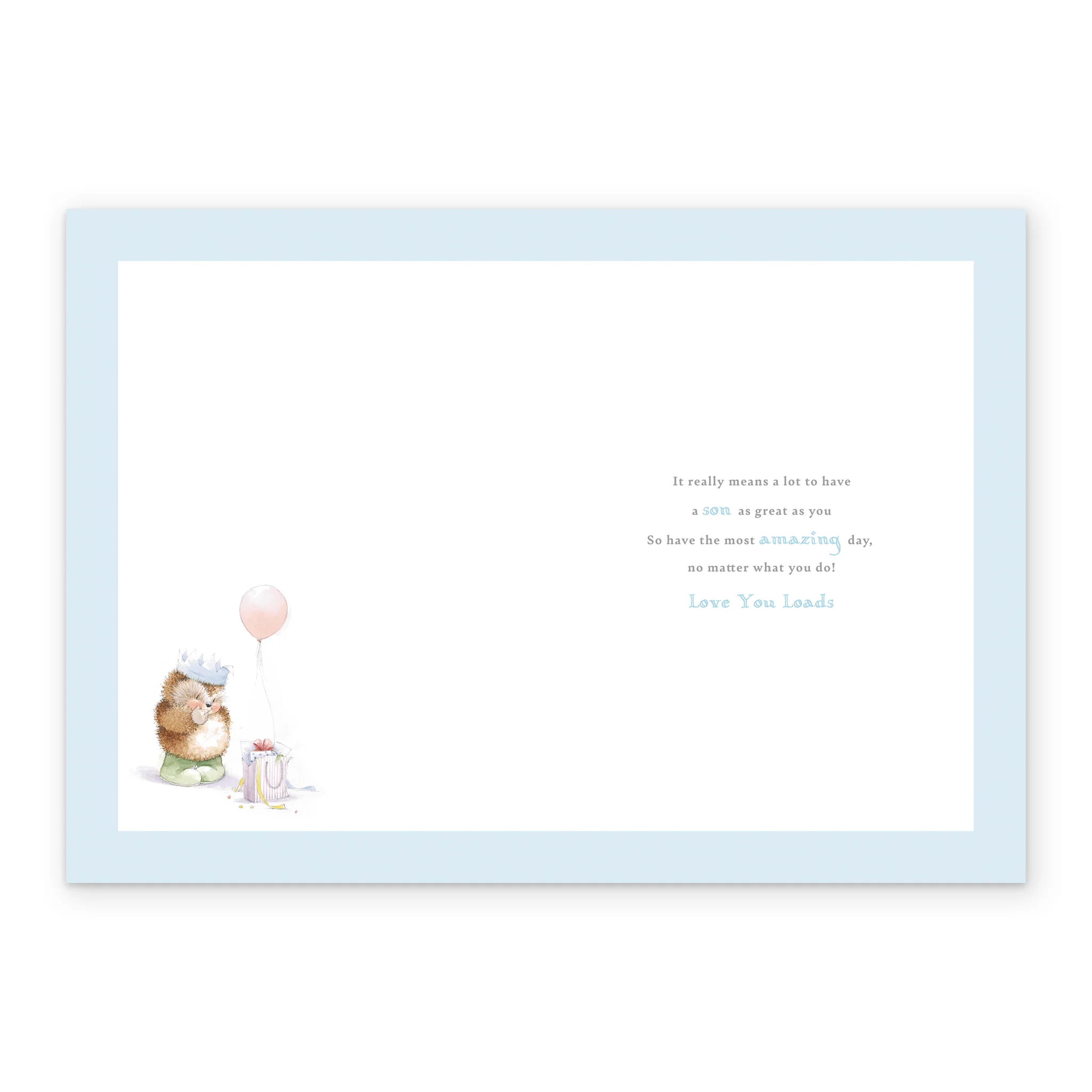 Personalised Country Companions Birthday Card for Son - Image 3