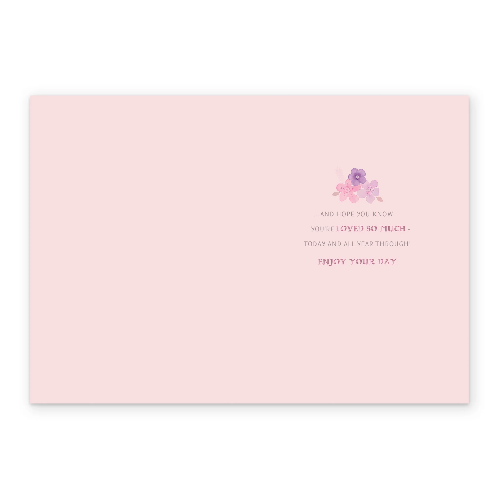 Personalised Country Companions Hedgehog Flowers Mother's Day Card For Mum - Image 3