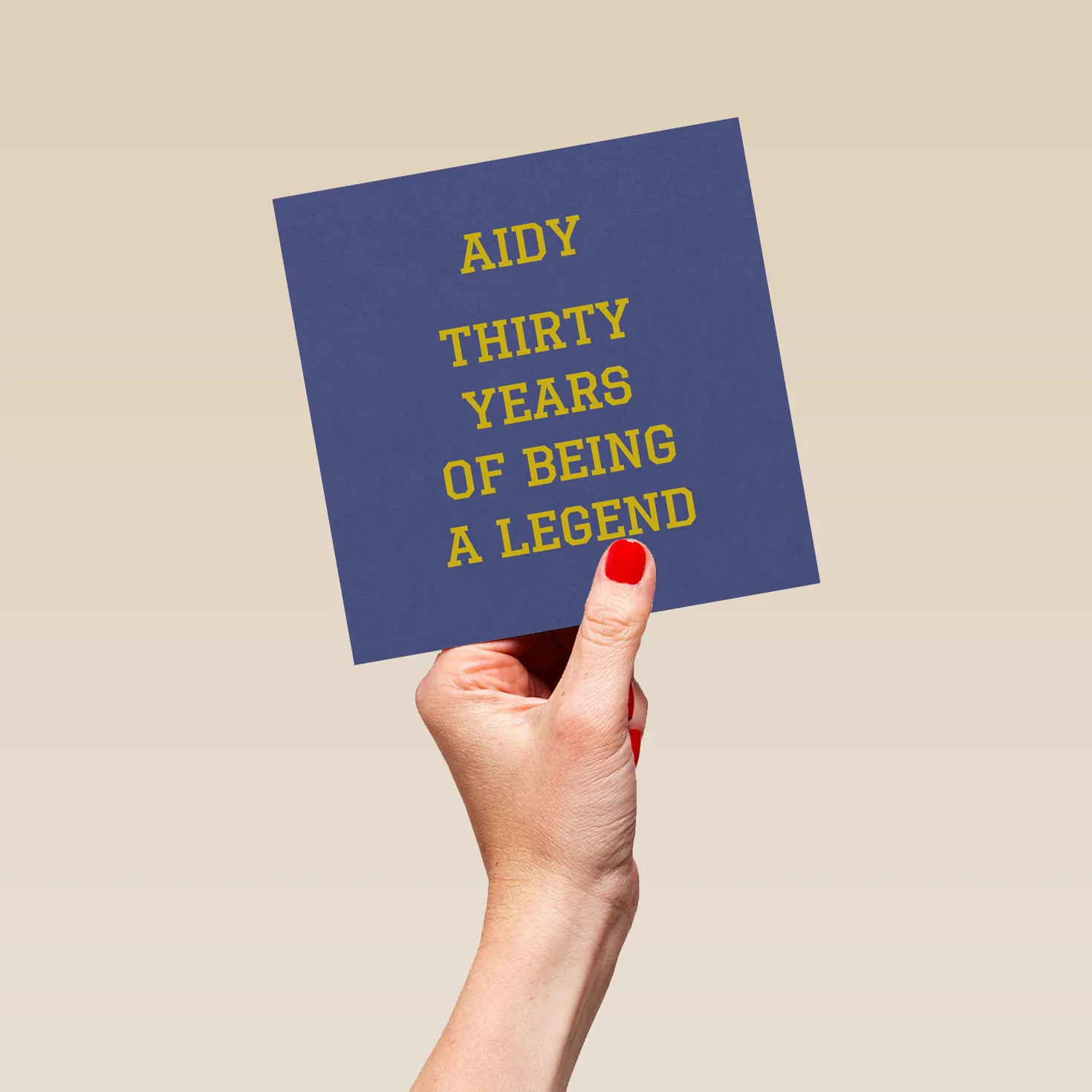 Personalised Custom Text 30th Birthday Card - Image 5