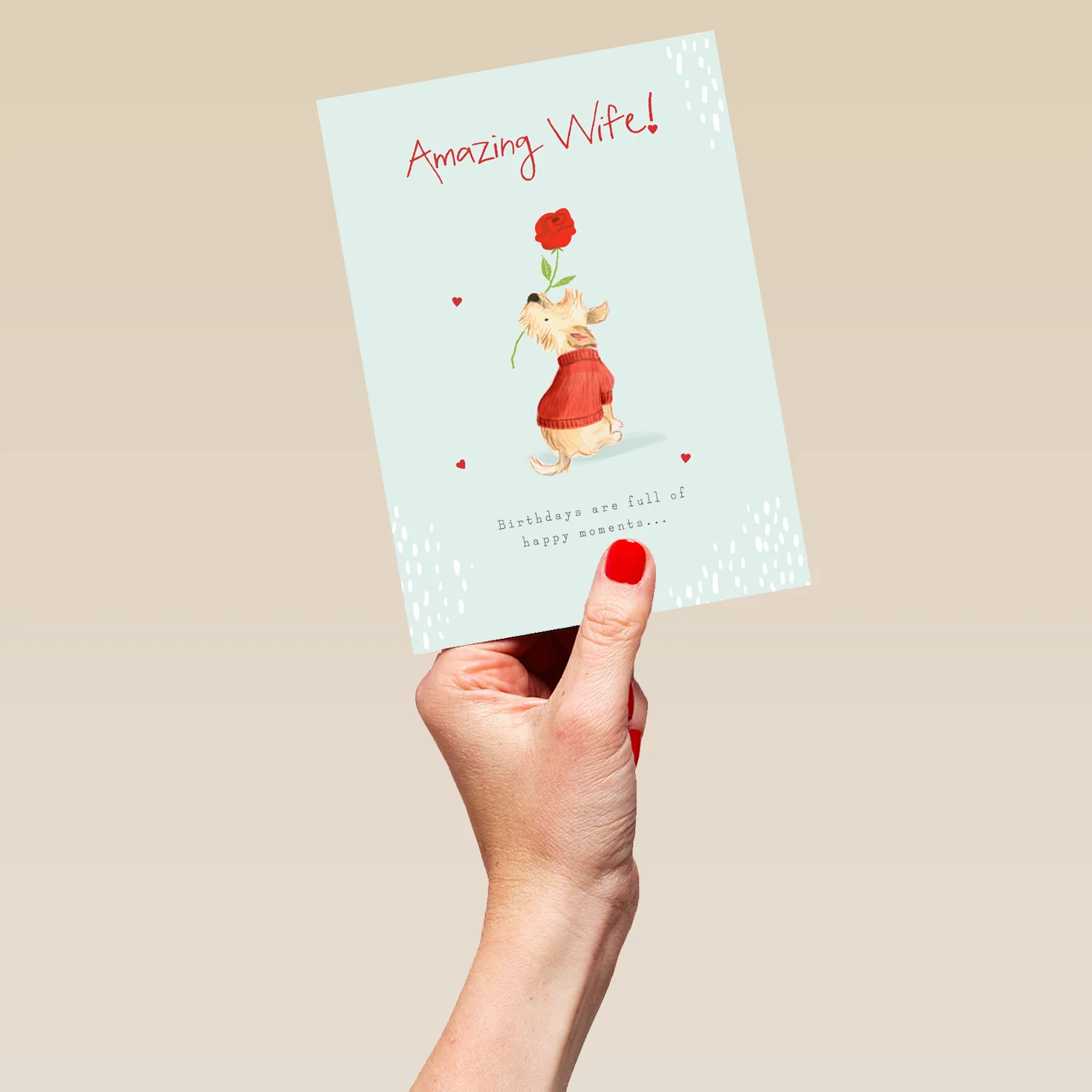 Personalised Cute Amazing Wife Card - Image 5