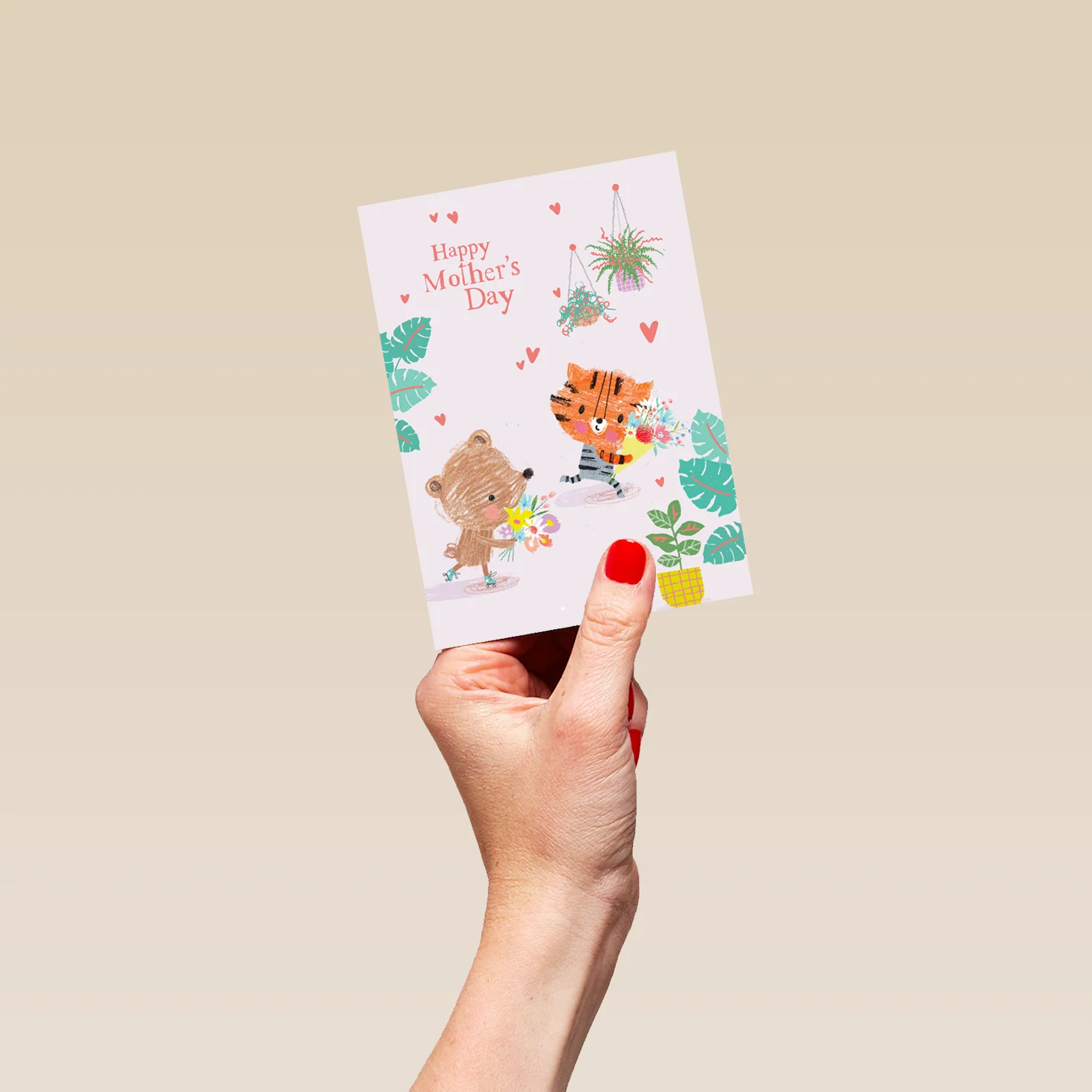 Personalised Cute Animals Happy Mother's Day Card - Image 4
