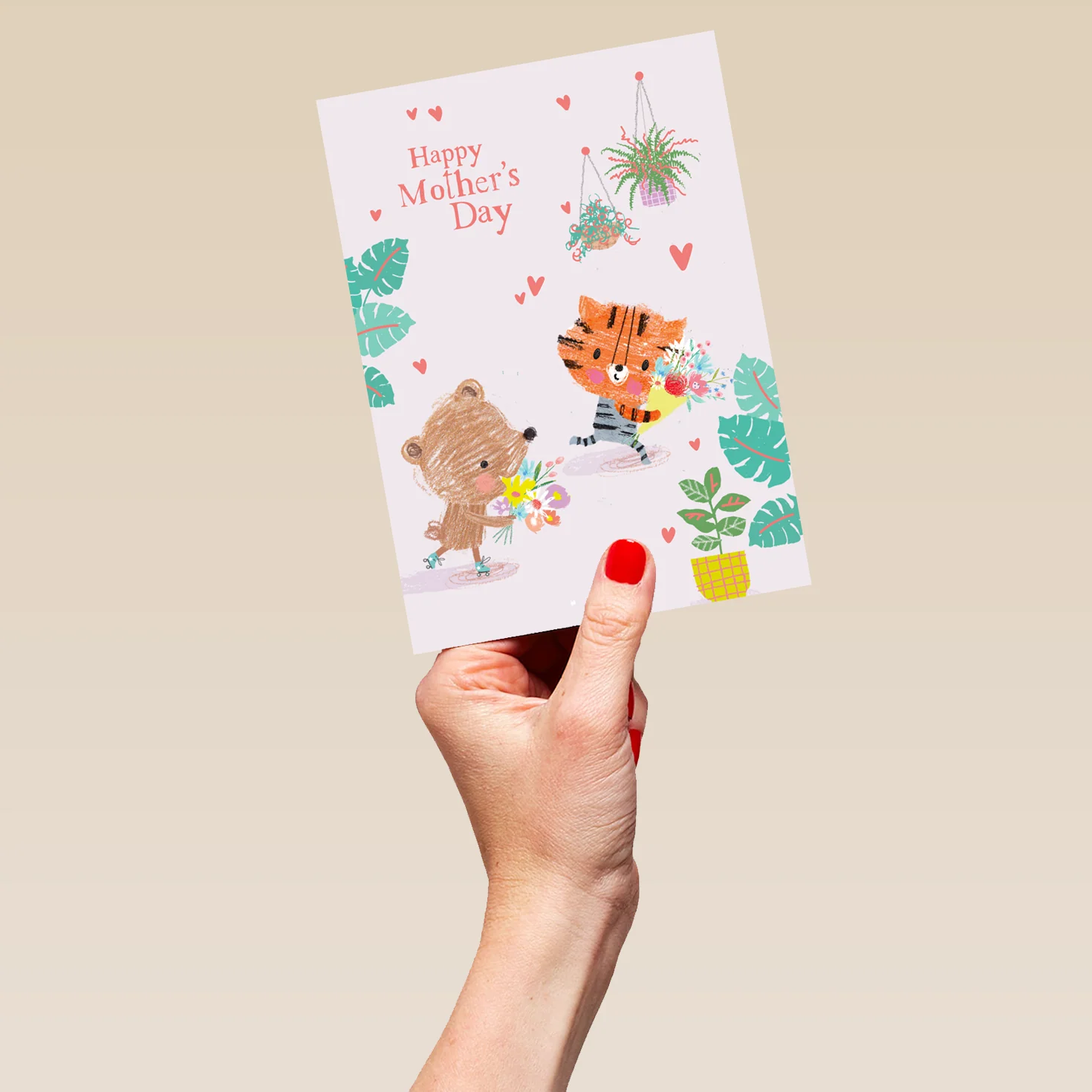 Personalised Cute Animals Happy Mother's Day Card - Image 5