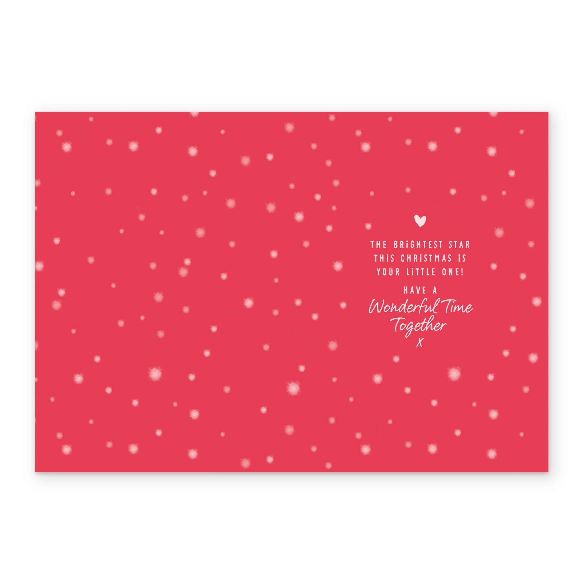 Personalised Cute Babys 1st Christmas Forever Friends Card - Image 3