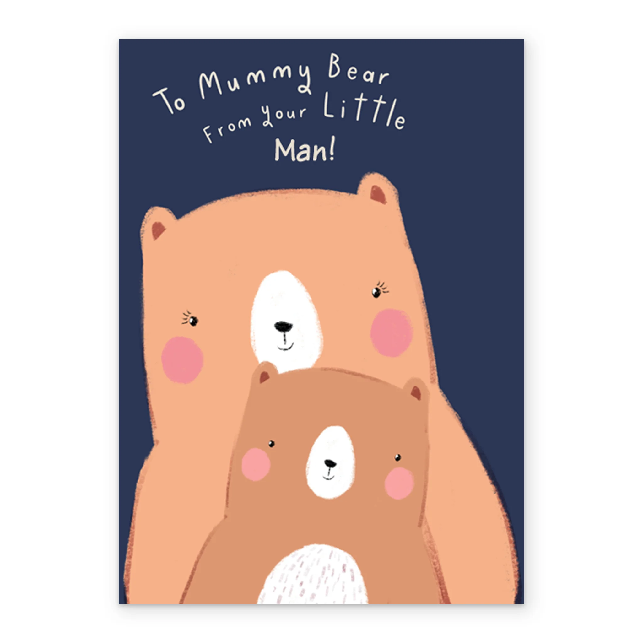 Personalised Cute Bear For Mummy Card - Image 2