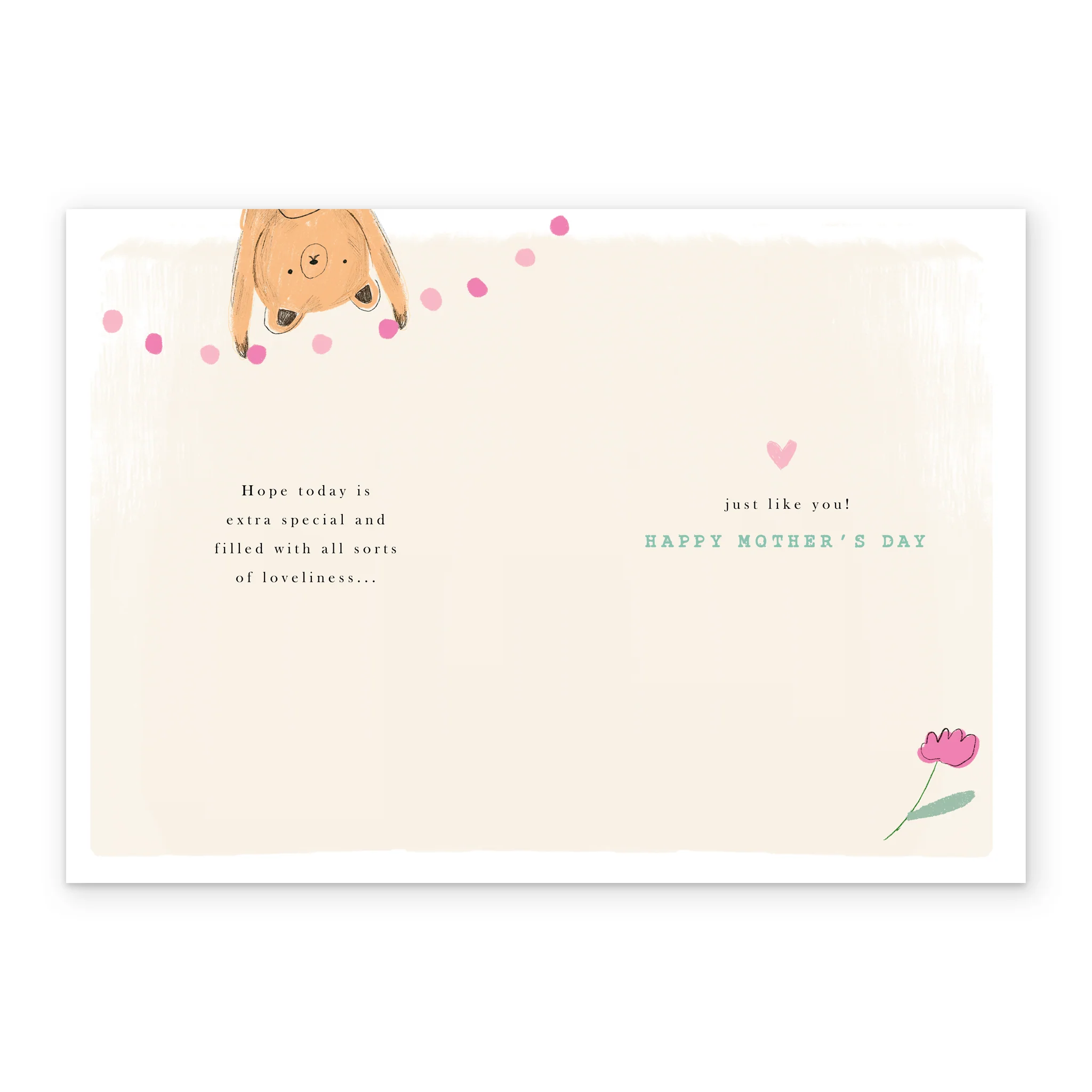 Personalised Cute Bear & Hedgehogs Mother's Day Card - Image 3