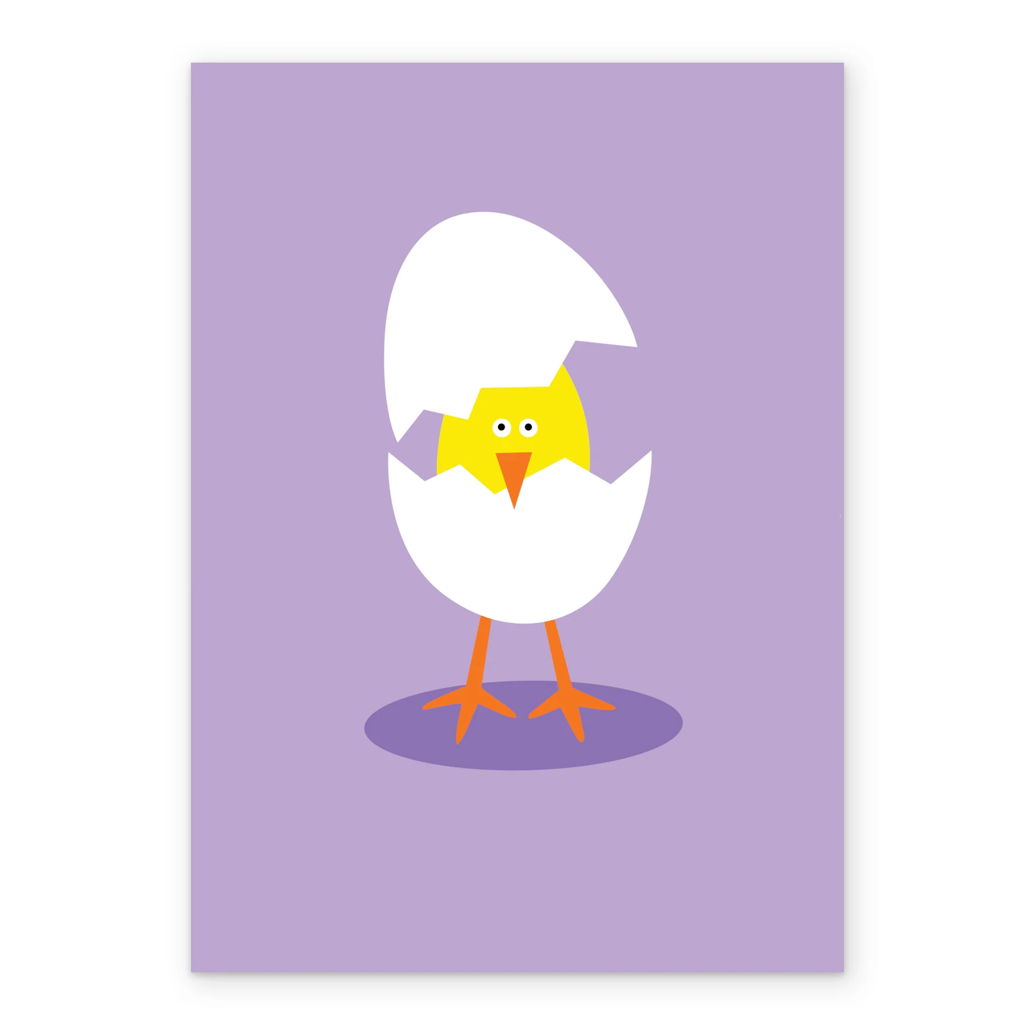 Personalised Cute Chick Egg Easter Card - Image 2