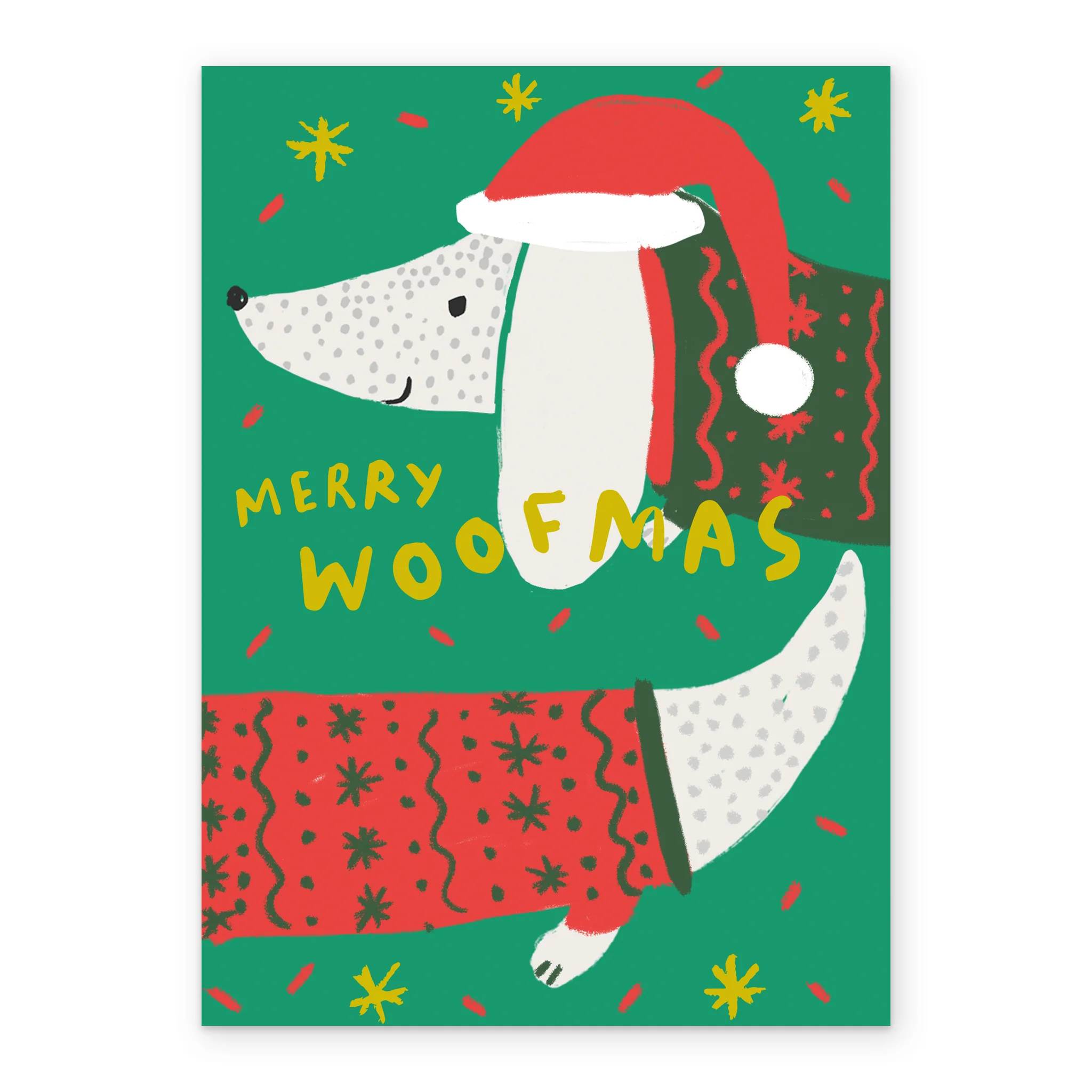 Personalised Cute Christmas Fur Baby Merry Woofmas Pet Card - Image 2