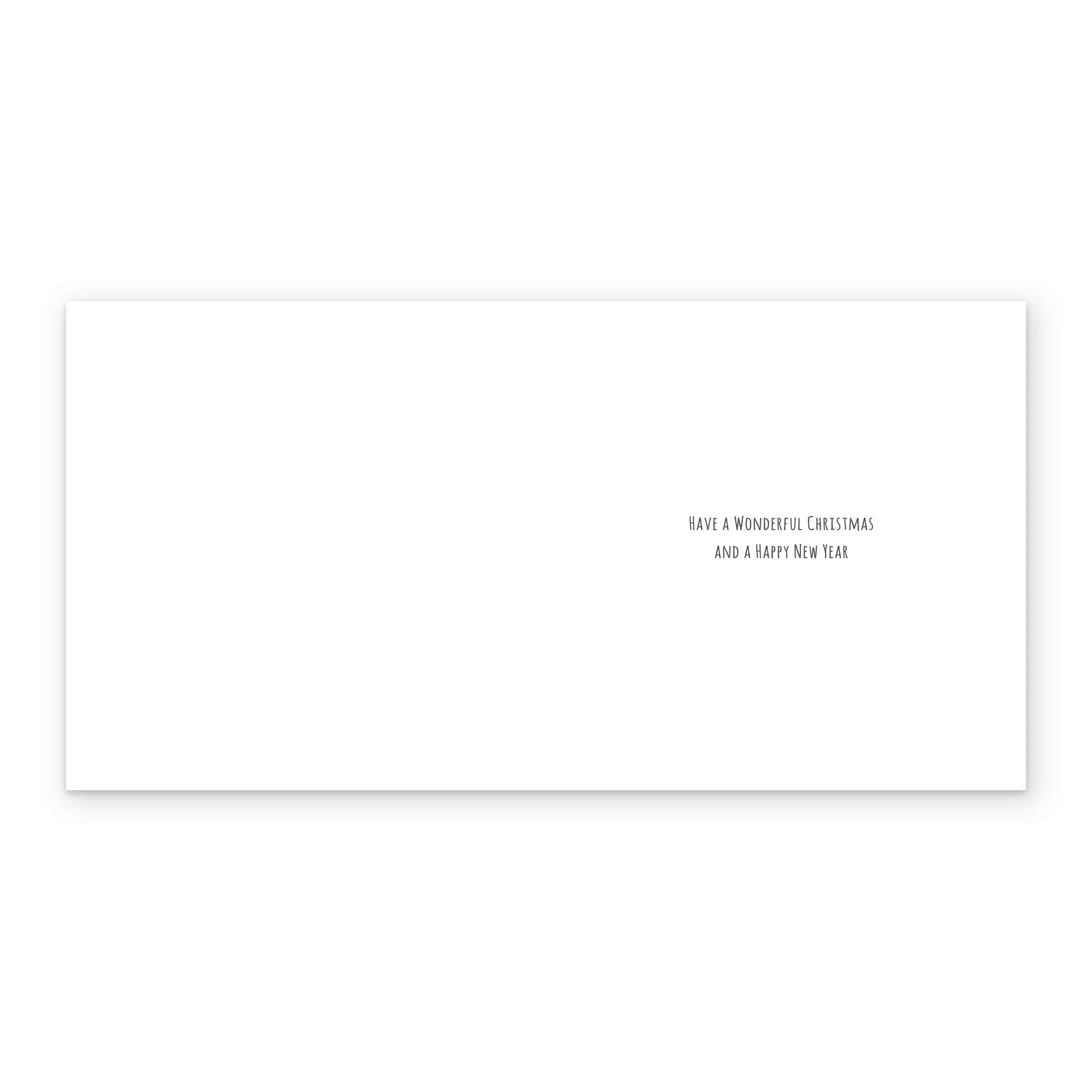 Personalised Cute Christmas Hedgehog Little Wish Card - Image 3