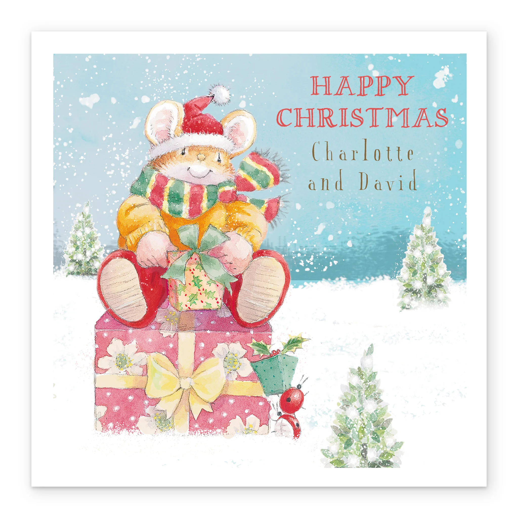 Personalised Cute Christmas To Both Country Companions Card - Image 2