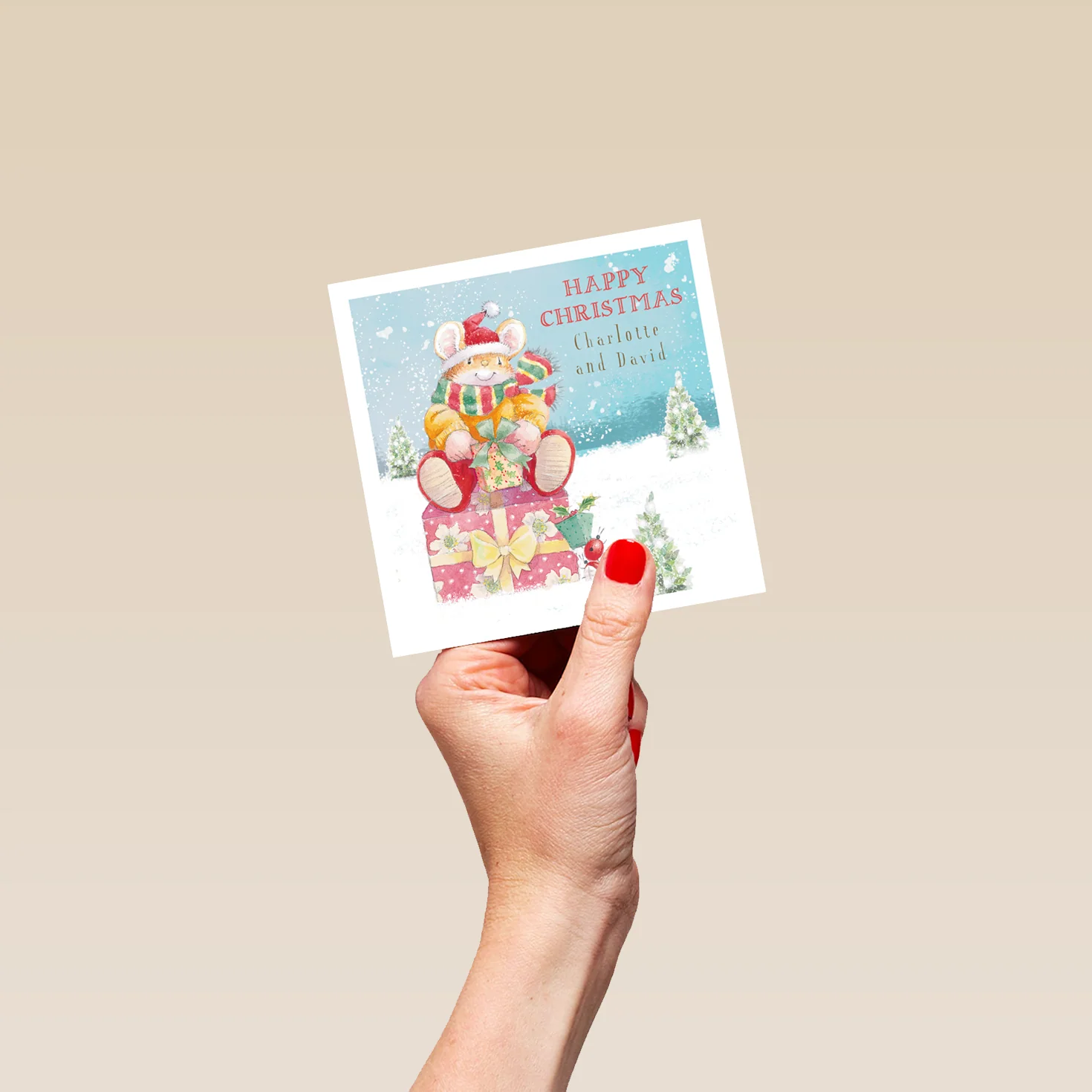 Personalised Cute Christmas To Both Country Companions Card - Image 4