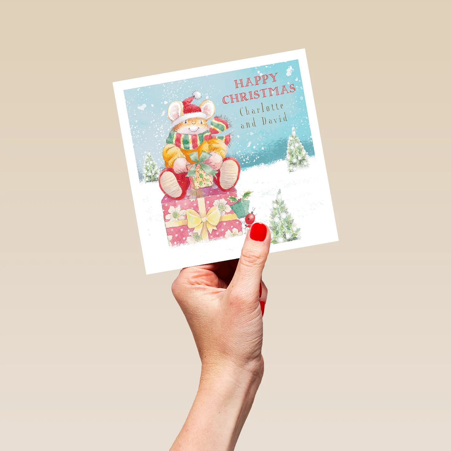 Personalised Cute Christmas To Both Country Companions Card - Image 5
