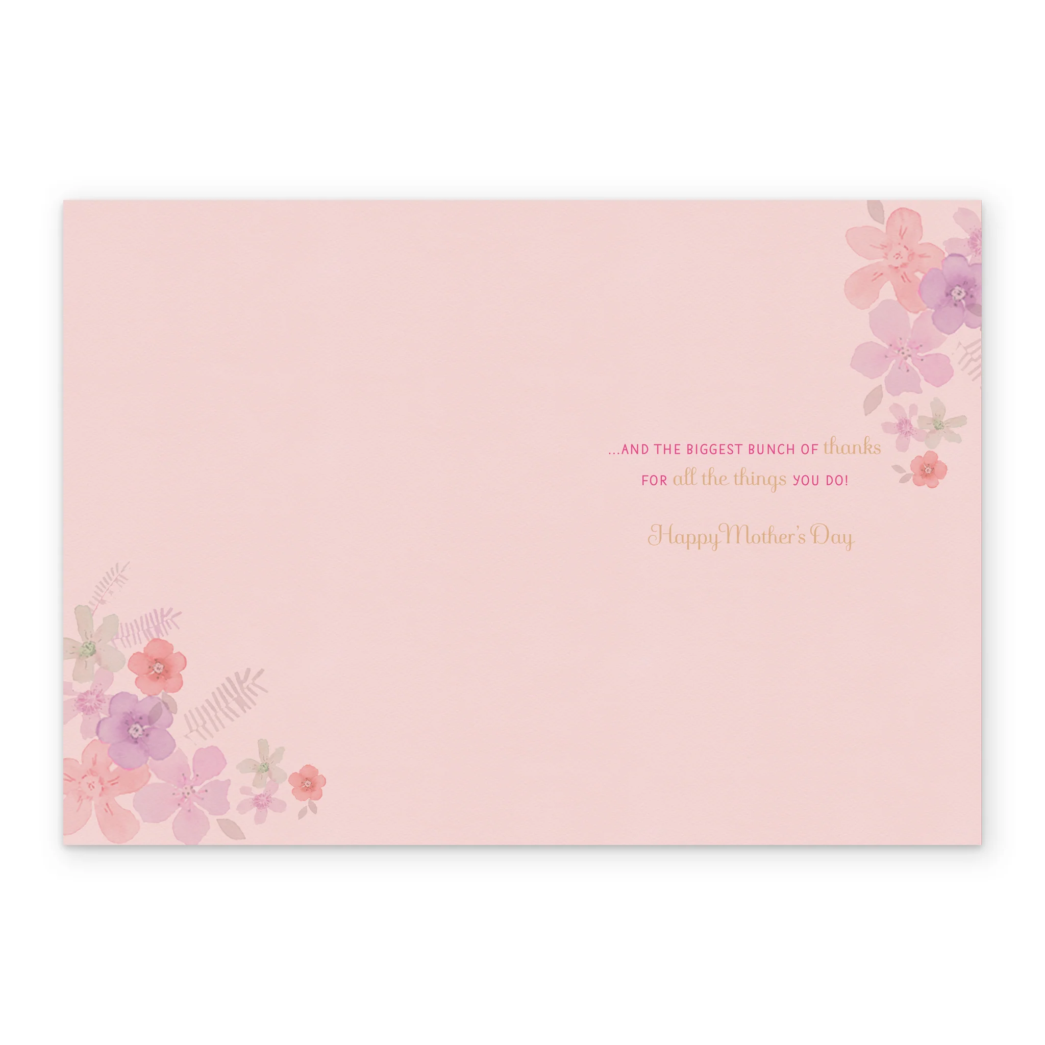 Personalised Cute Country Companions Flowers Mother's Day Card - Image 3