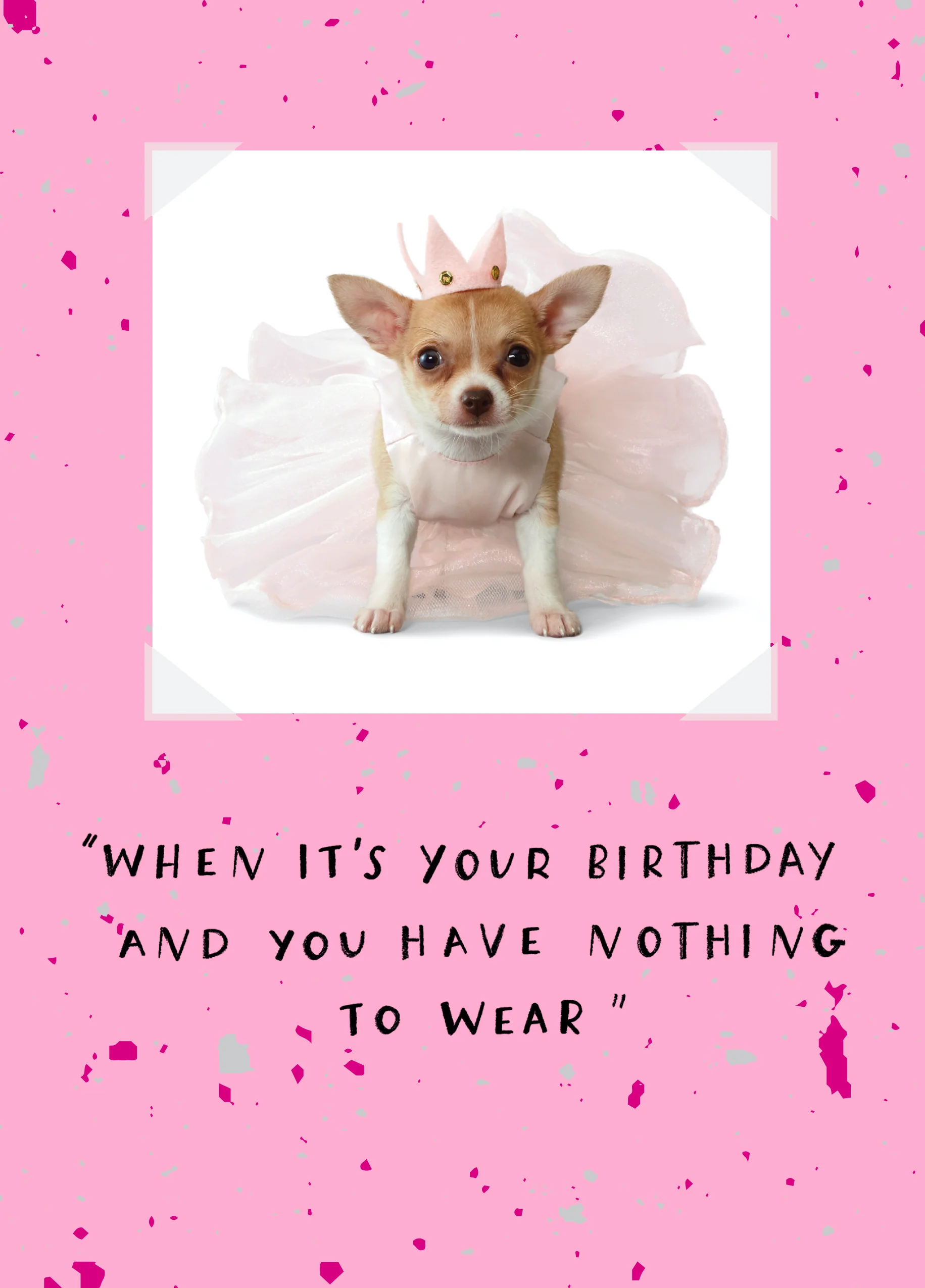 Personalised Cute Dog Kids Birthday Card