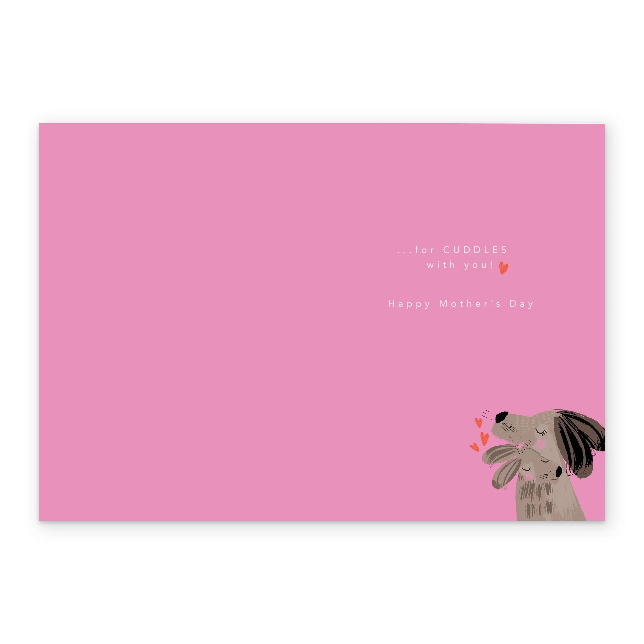 Personalised Cute Dog & Puppy Mother's Day Card For Mummy - Image 3