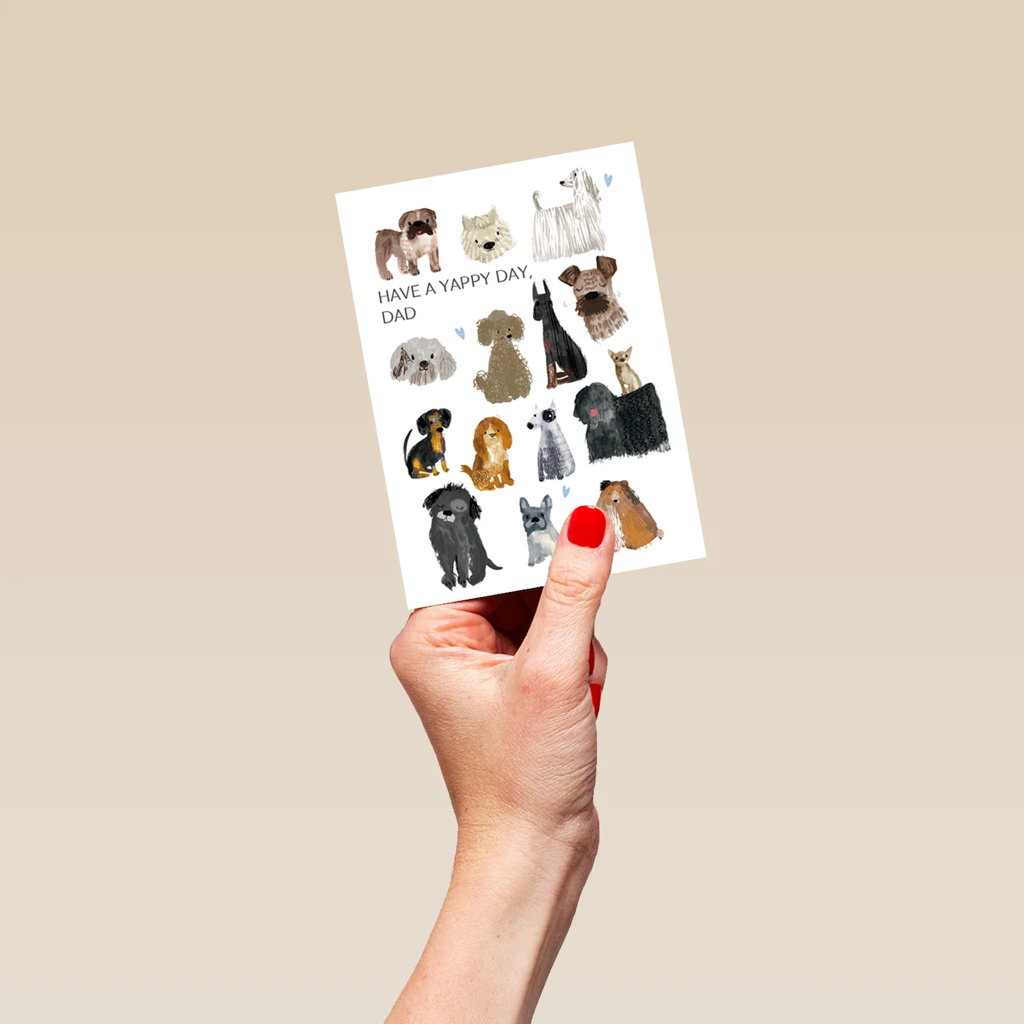 Personalised Cute Dogs Dad Birthday Card - Image 4