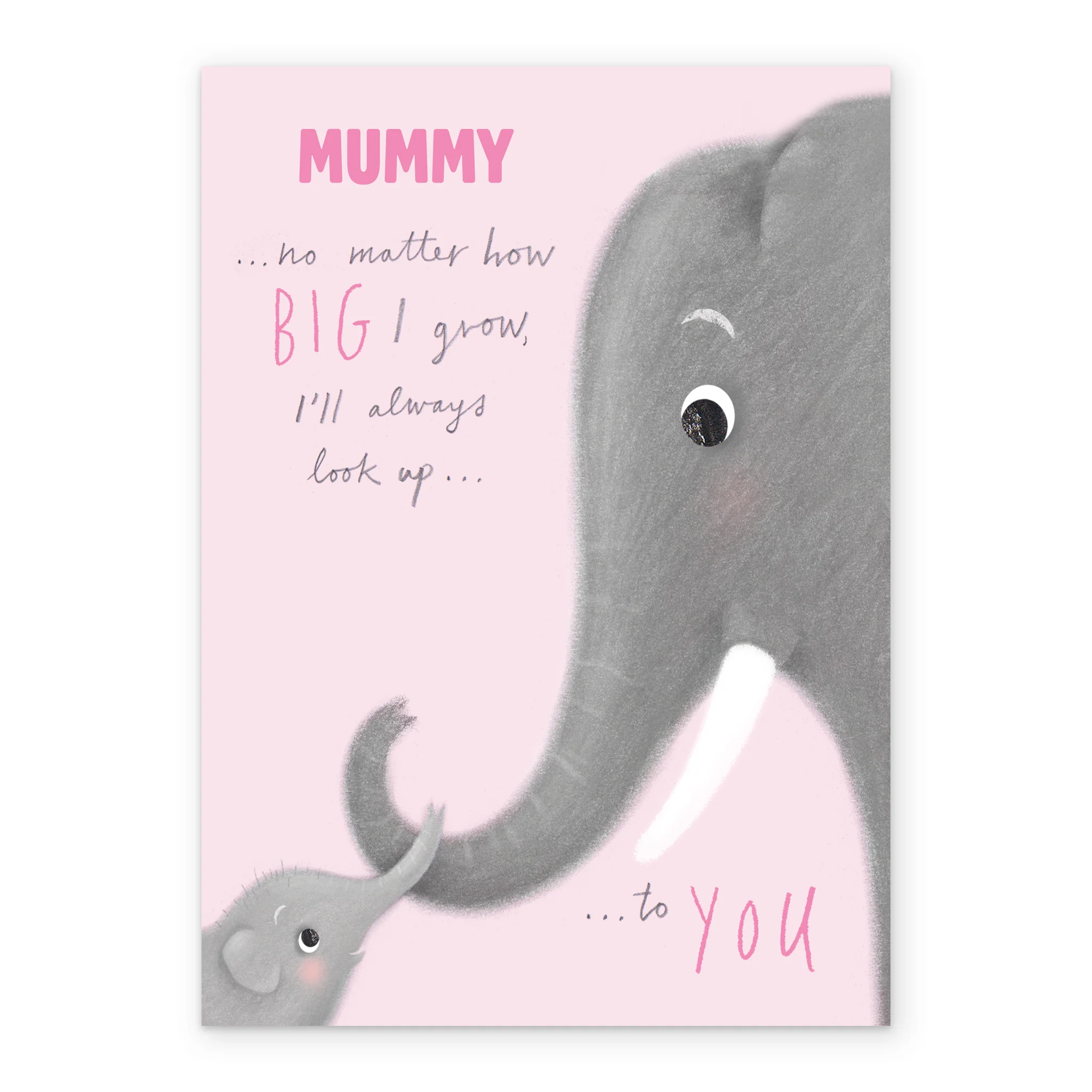 Personalised Cute Elephants Mother's Day Card For Mummy - Image 2