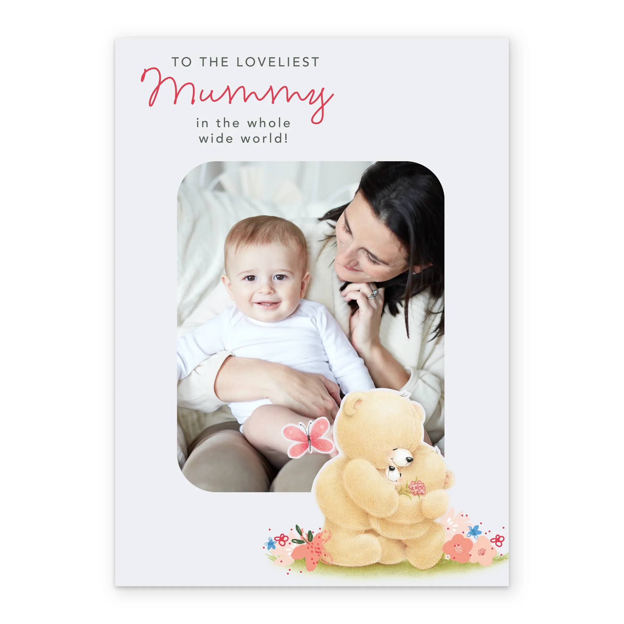 Personalised Cute Forever Friends Mummy Photo Birthday Card - Image 2