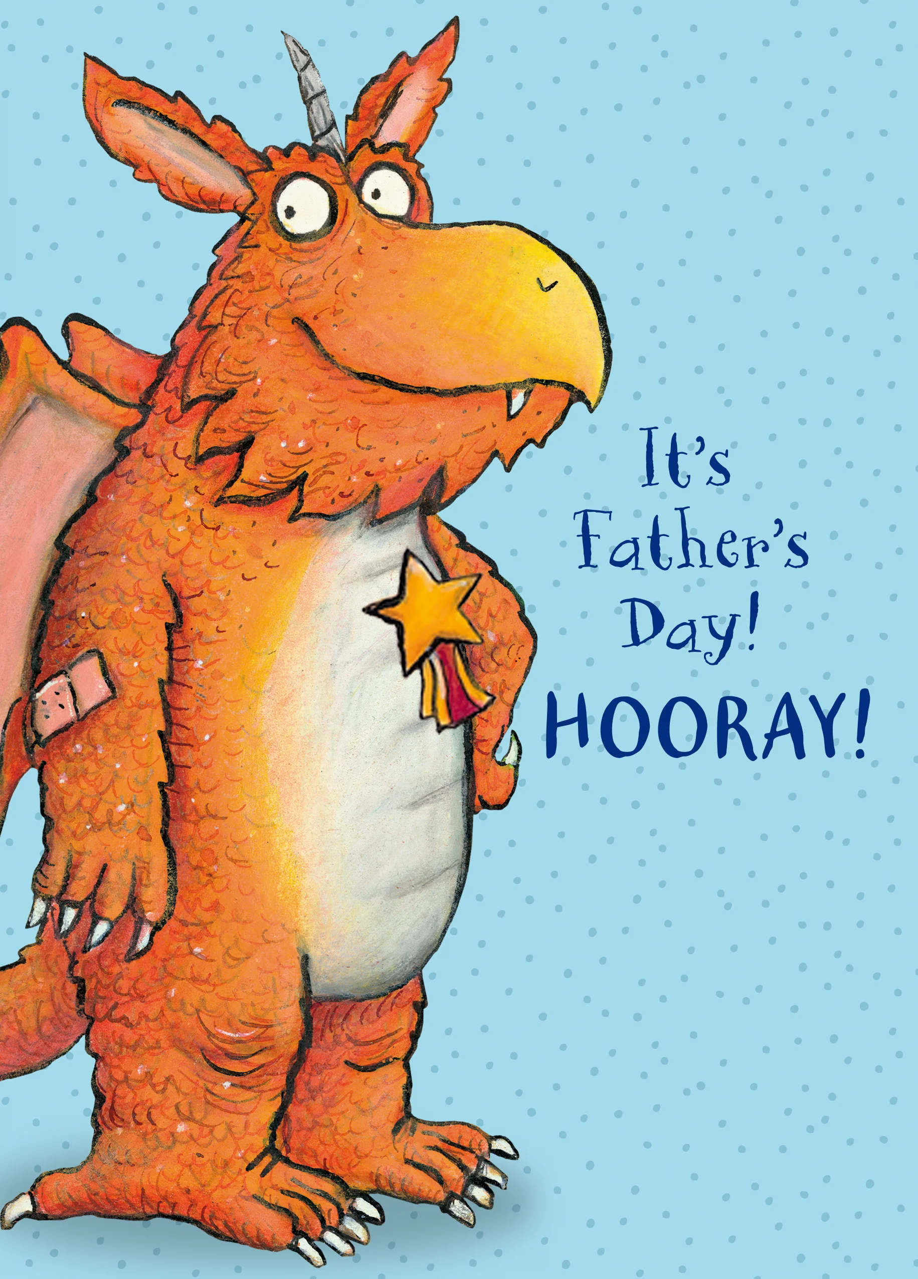 Personalised Cute Julia Donaldson's Zog Design Father's Day Card