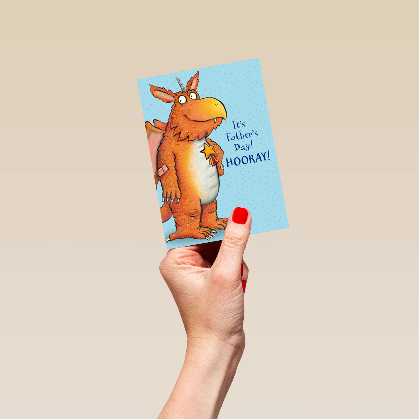 Personalised Cute Julia Donaldson's Zog Design Father's Day Card - Image 4