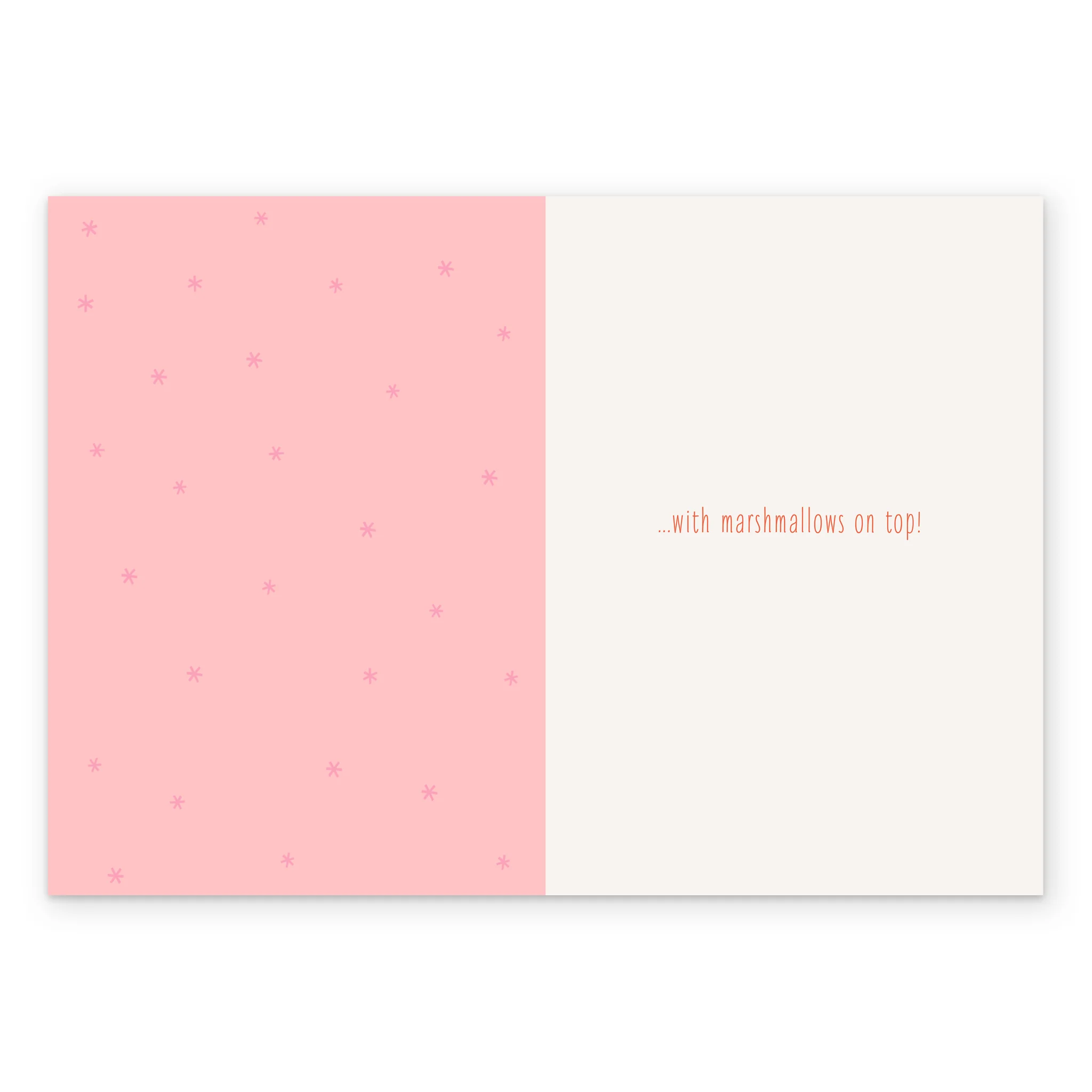 Personalised 'Cute Mugs' Illustrated Christmas Card - Image 3