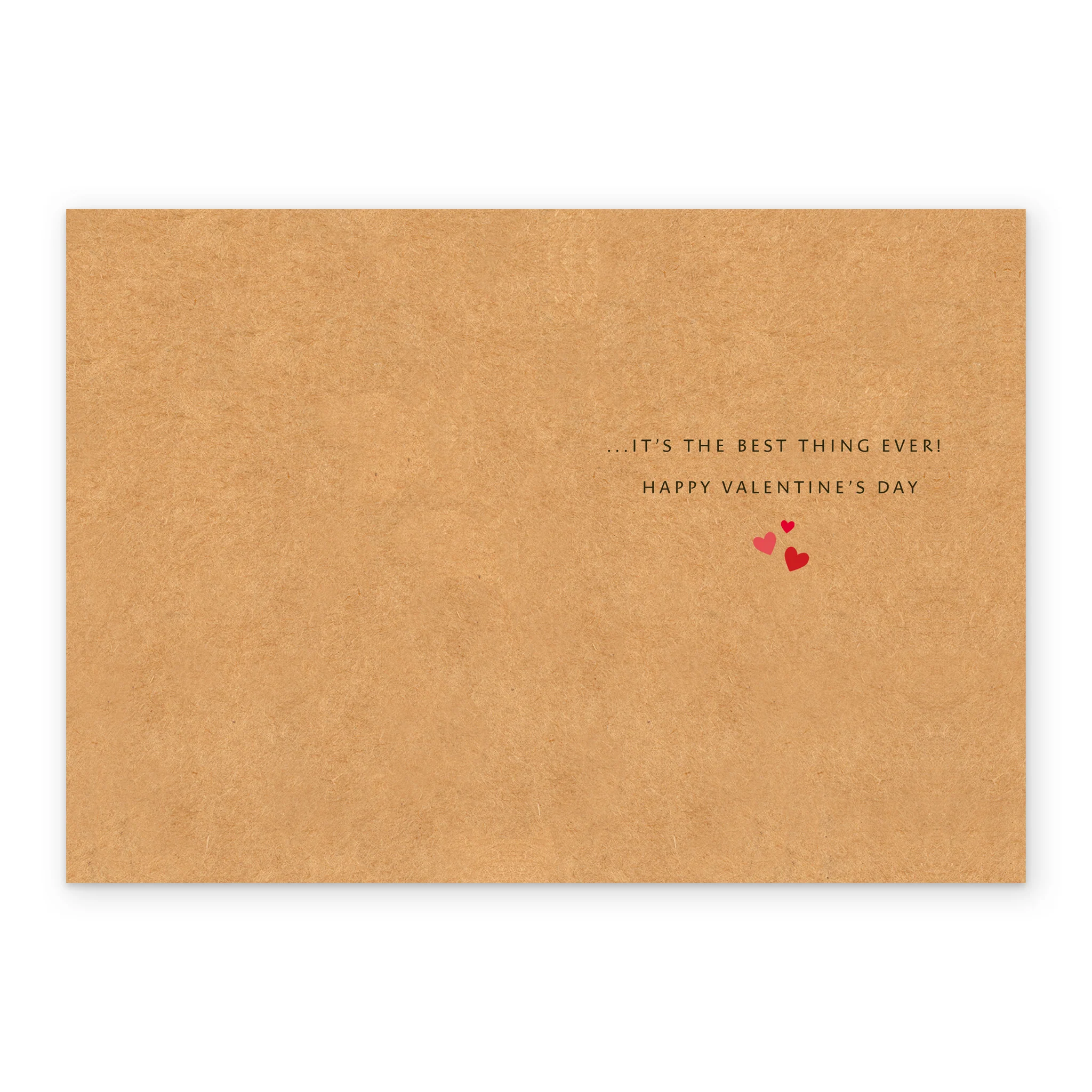 Personalised Cute Panda Love Heart Valentine's Day Card - Image 3