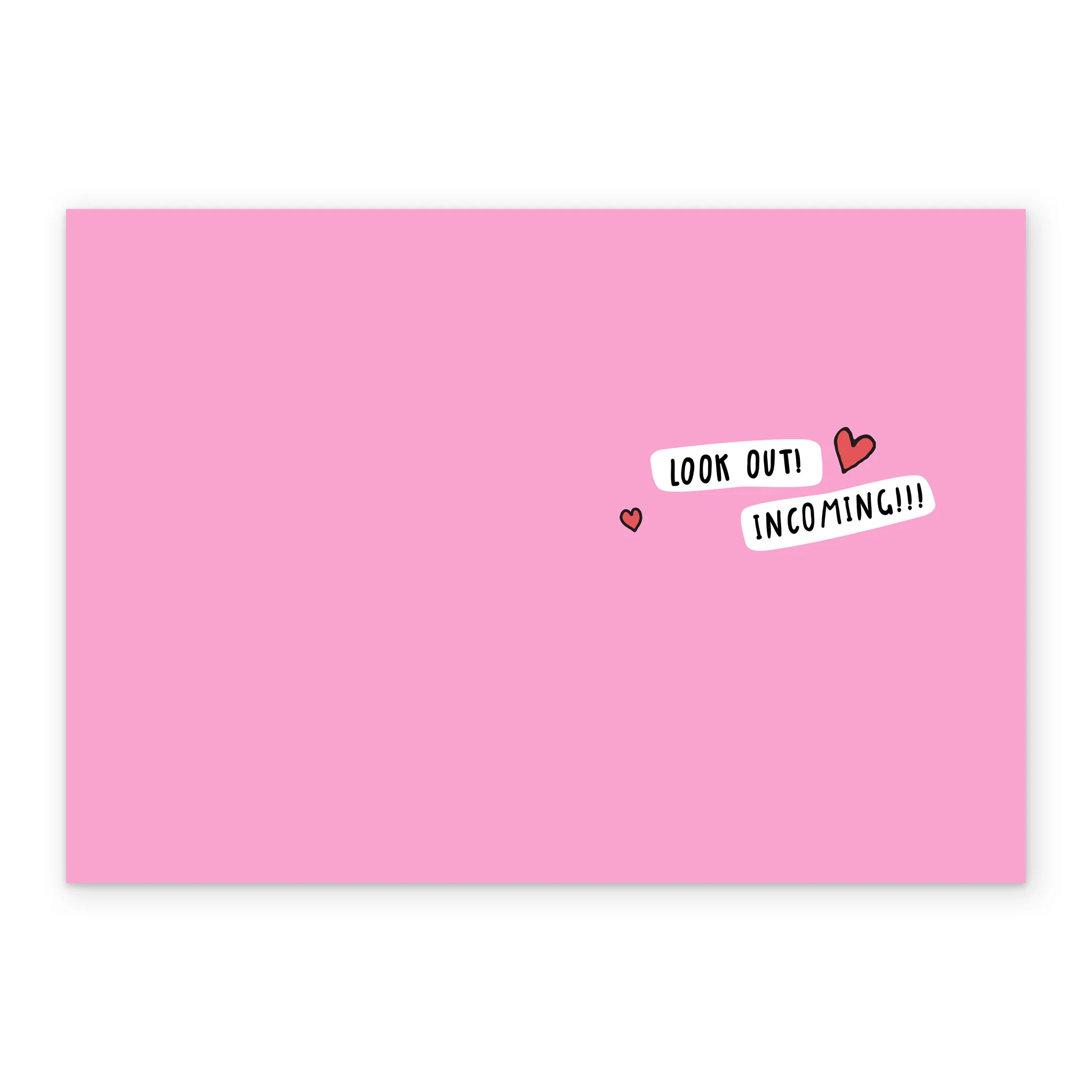 Personalised Cute PEANUTS™ Charlie Brown & SNOOPY Hug Valentine's Day Card - Image 3