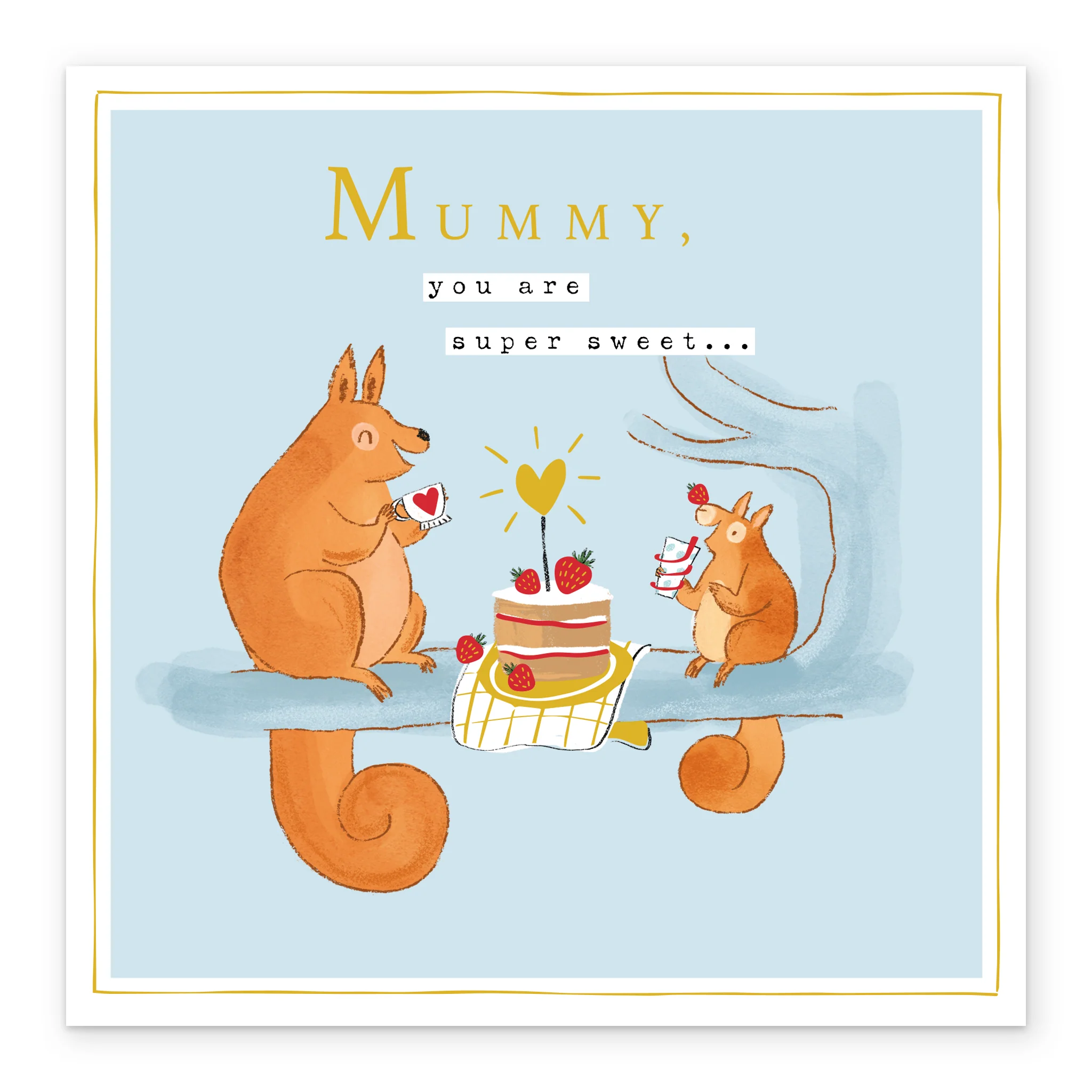 Personalised Cute Red Squirrels Mother's Day Card - Image 2