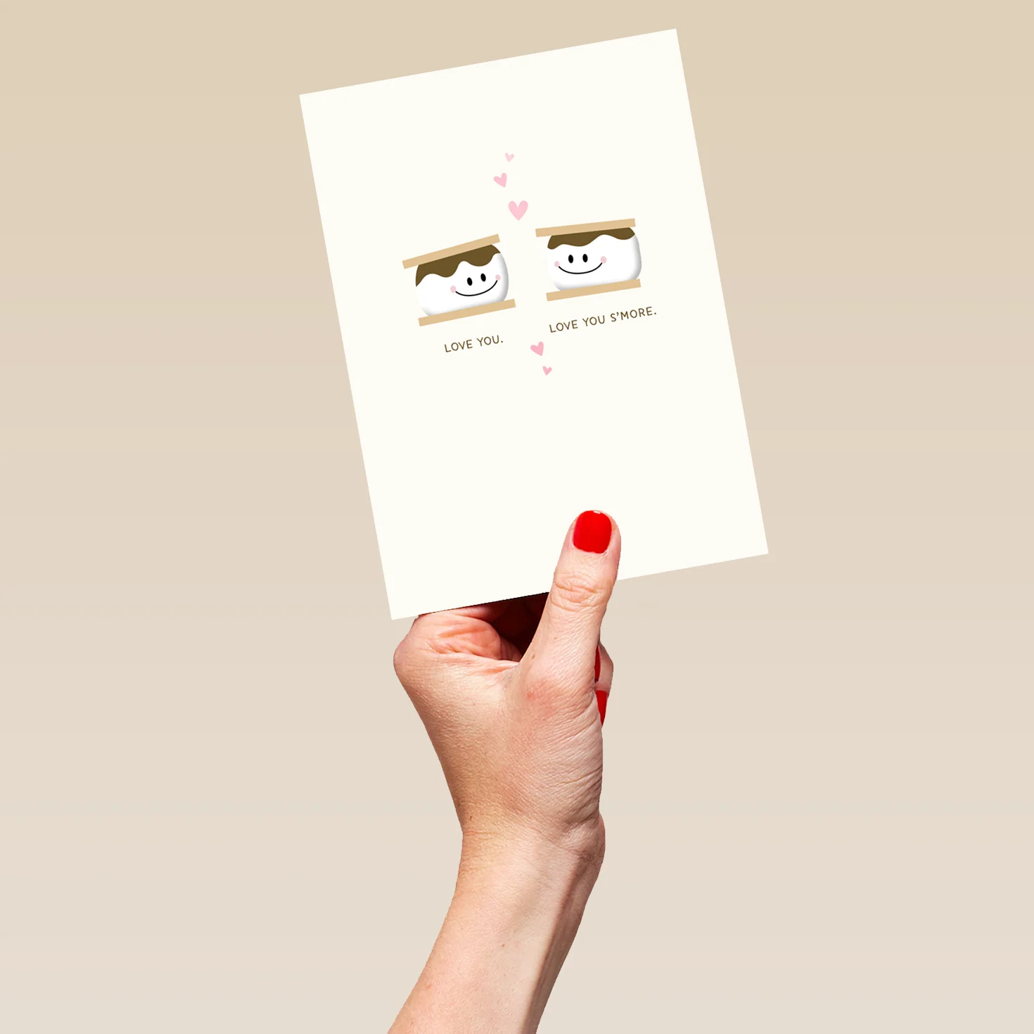 Personalised Cute 'S'mores' Design Our Anniversary Card - Image 5