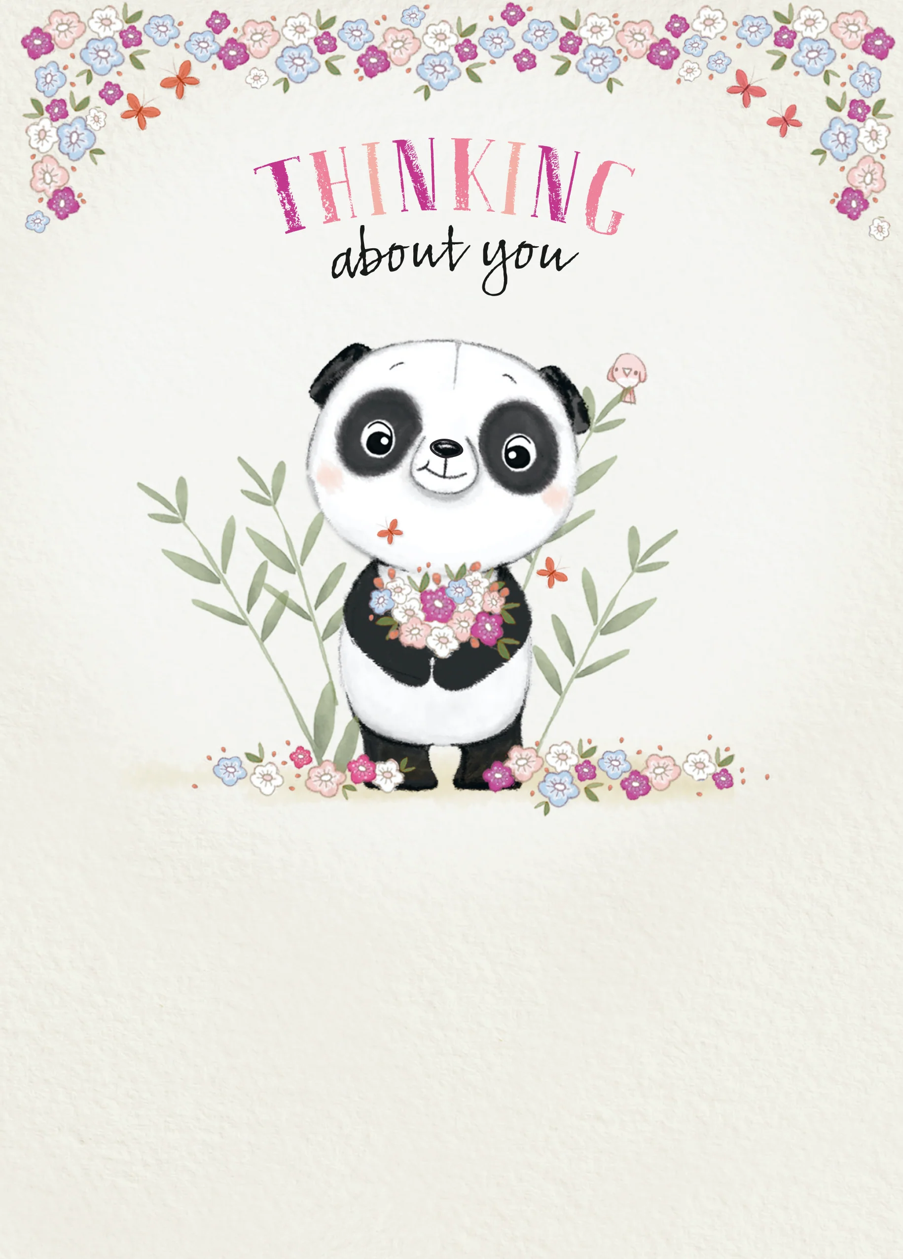 Personalised Cute Thinking of You Card