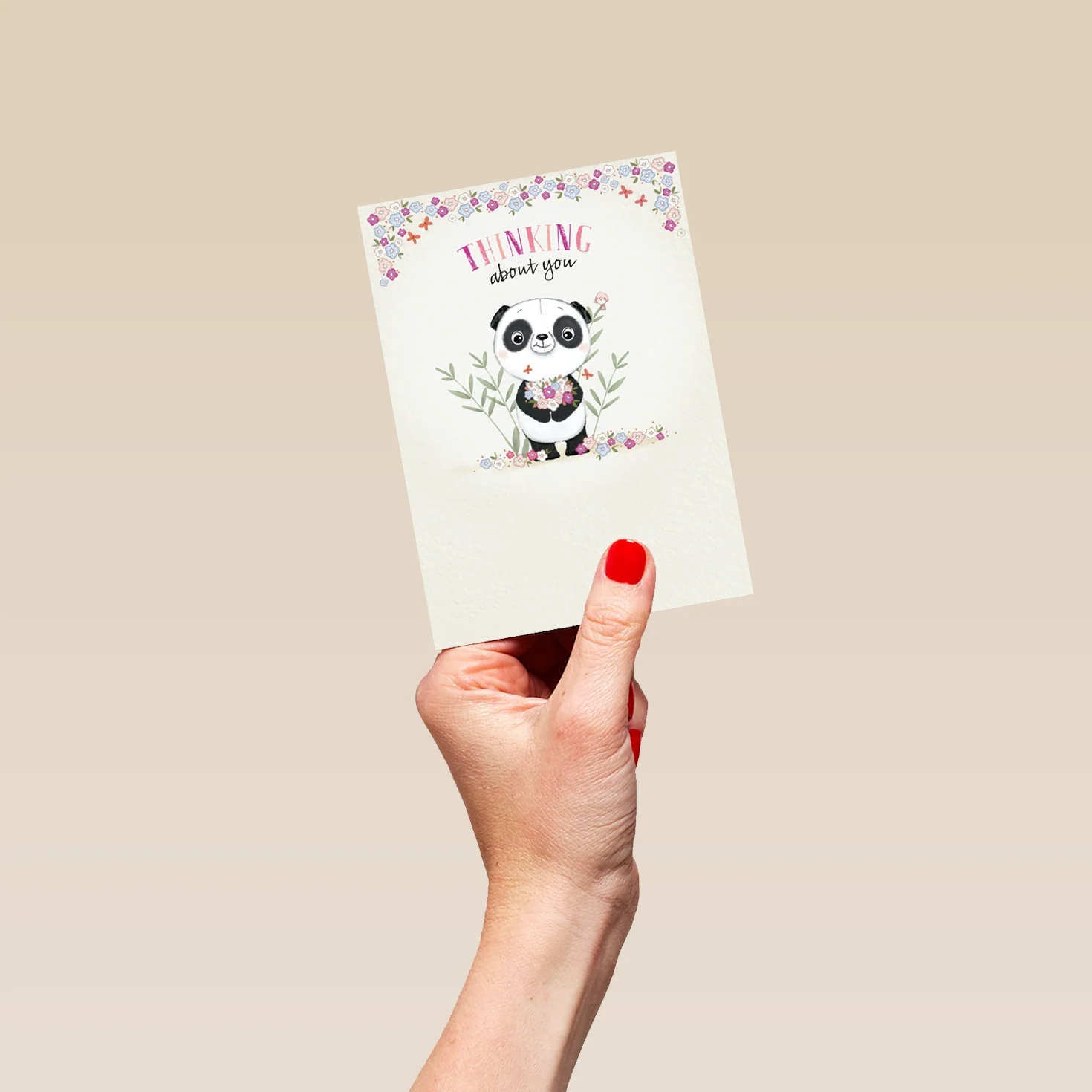 Personalised Cute Thinking of You Card - Image 4