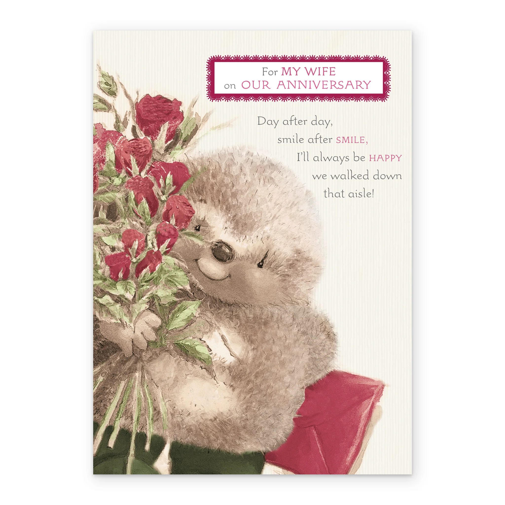 Personalised Cute Wife Anniversary Card - Image 2