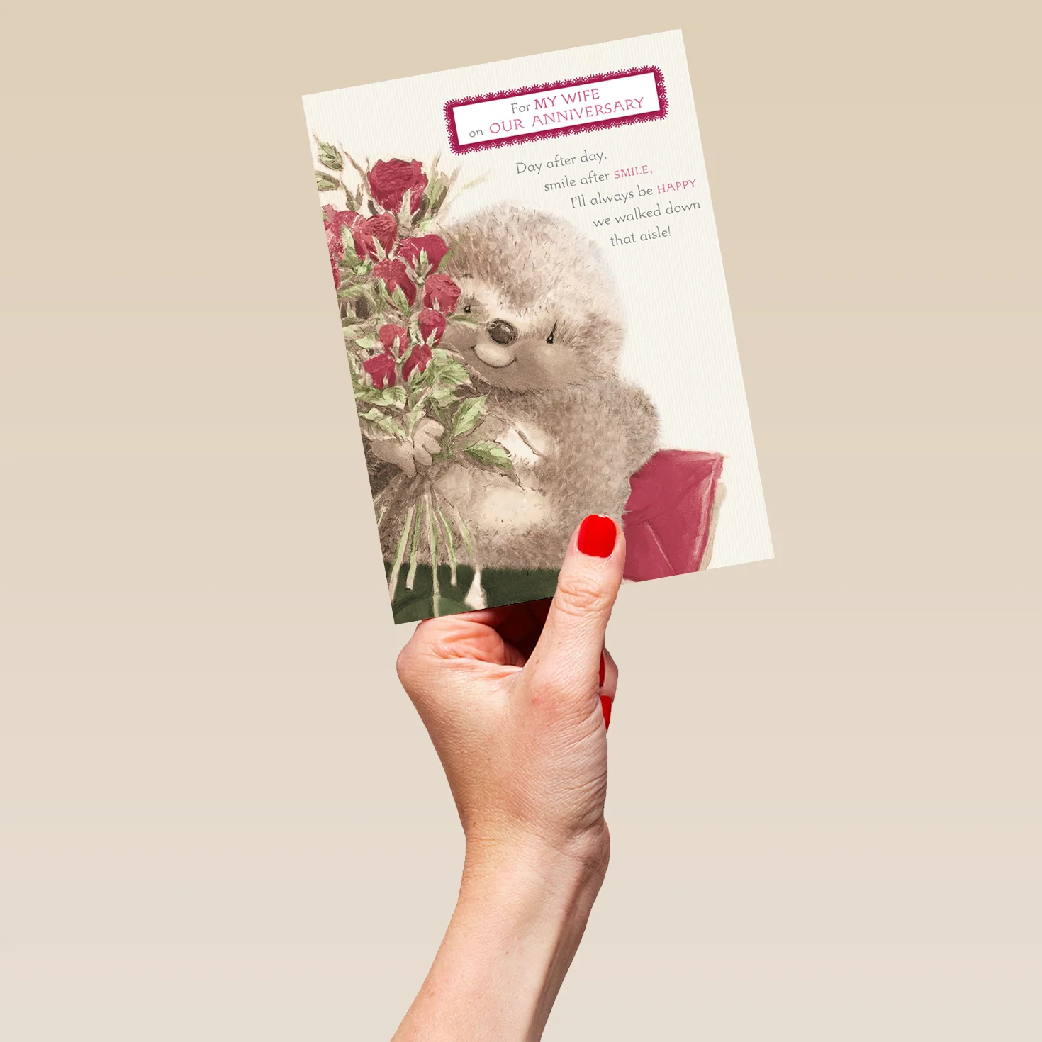 Personalised Cute Wife Anniversary Card - Image 5