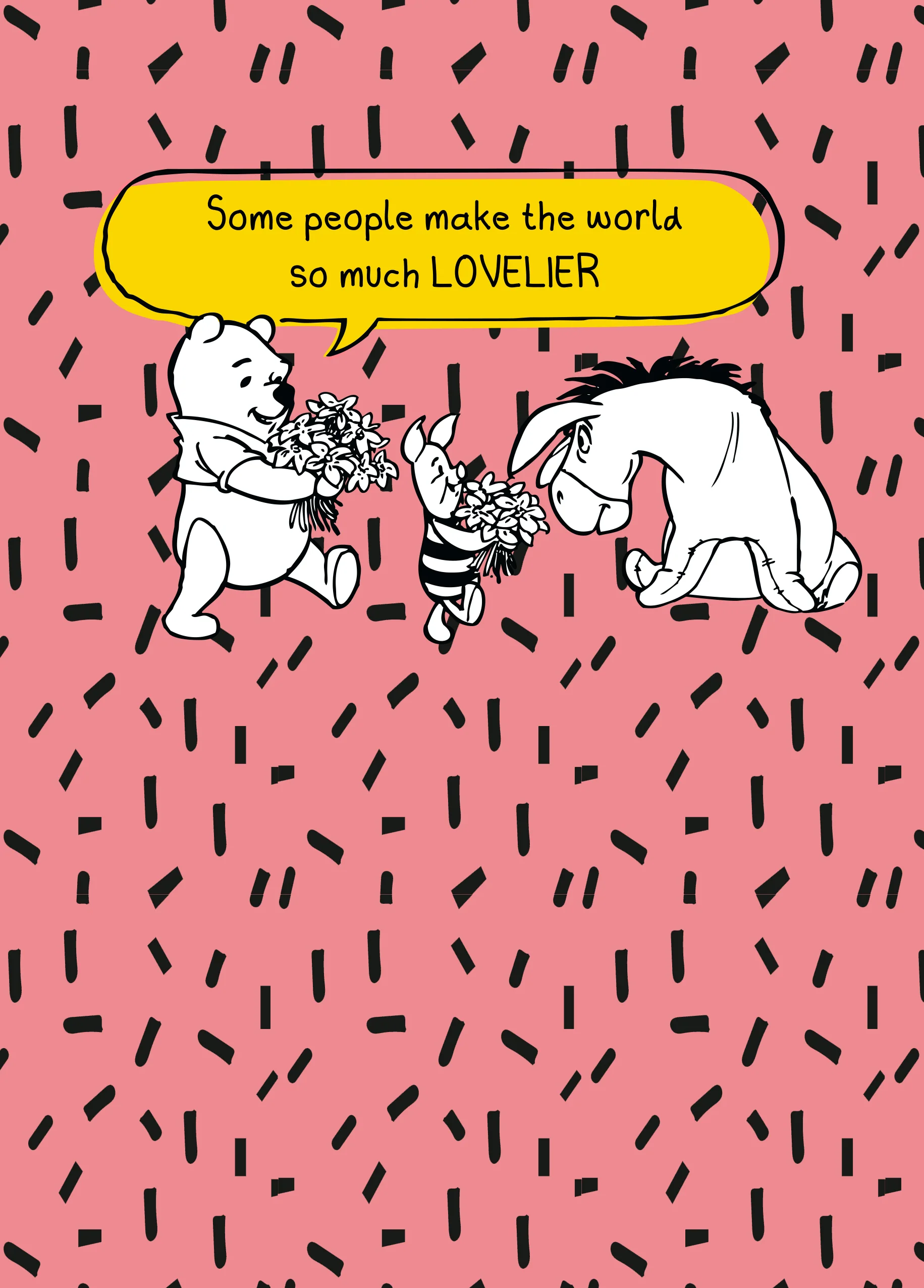 Personalised Cute Disney Winnie The Pooh Birthday Card