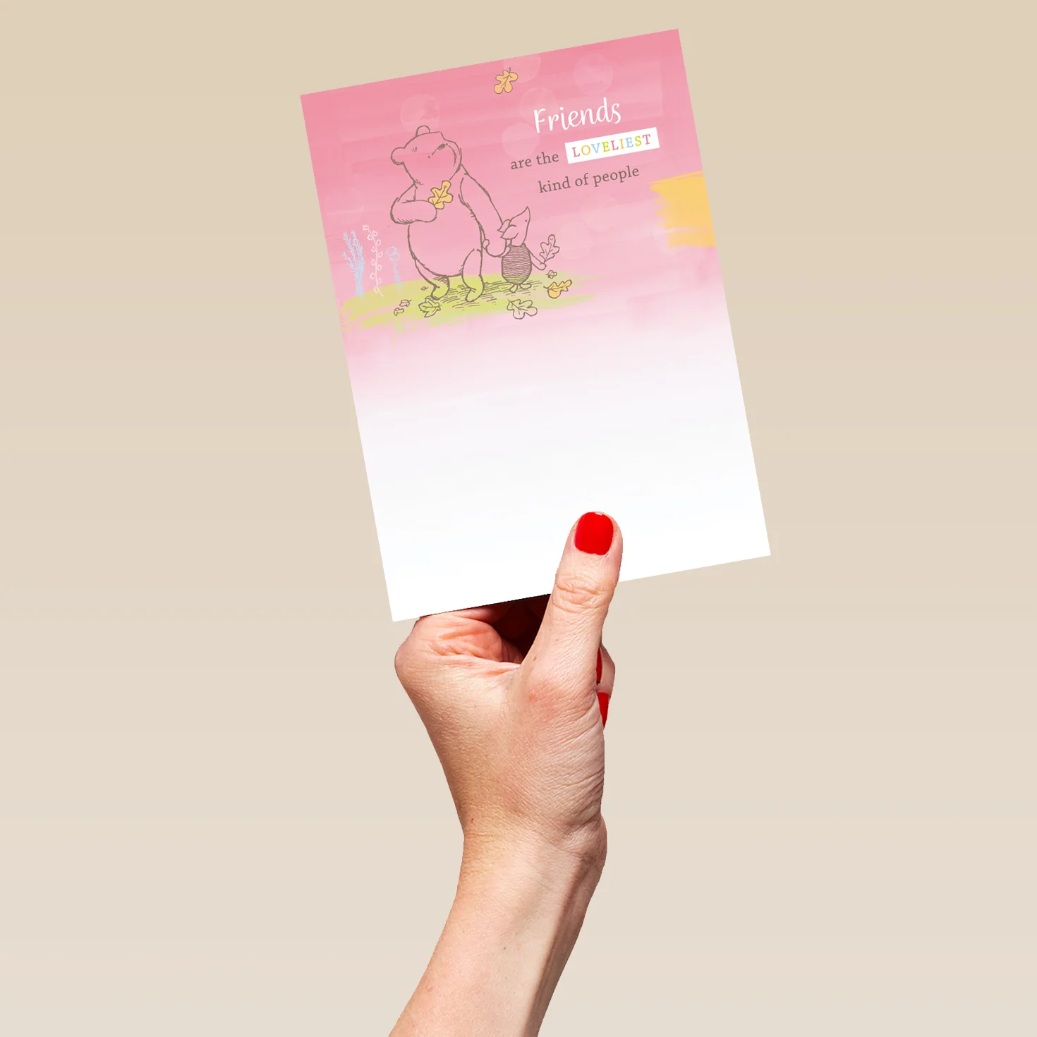 Personalised Cute Disney Winnie the Pooh Friends Birthday Card - Image 5