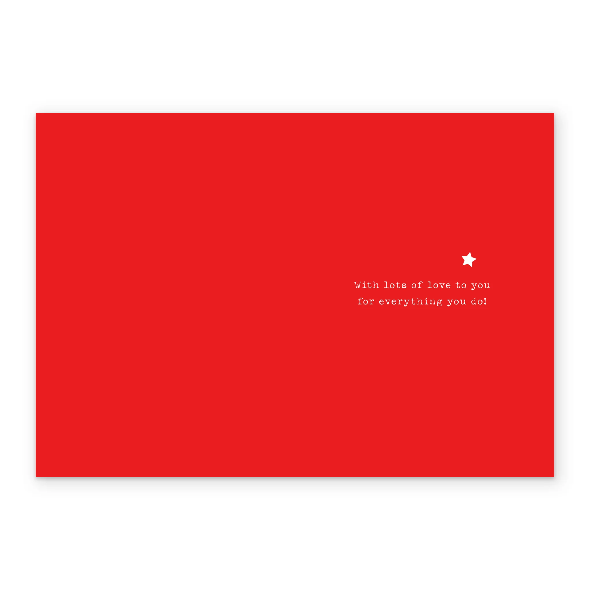 Personalised Dad Classic Robin Holly & Stars Christmas Card - Image 3