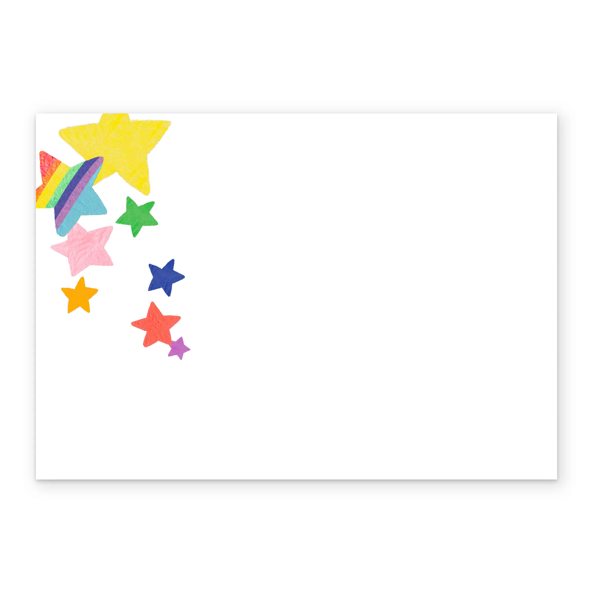 Personalised Dad Colourful Stars Card - Image 3