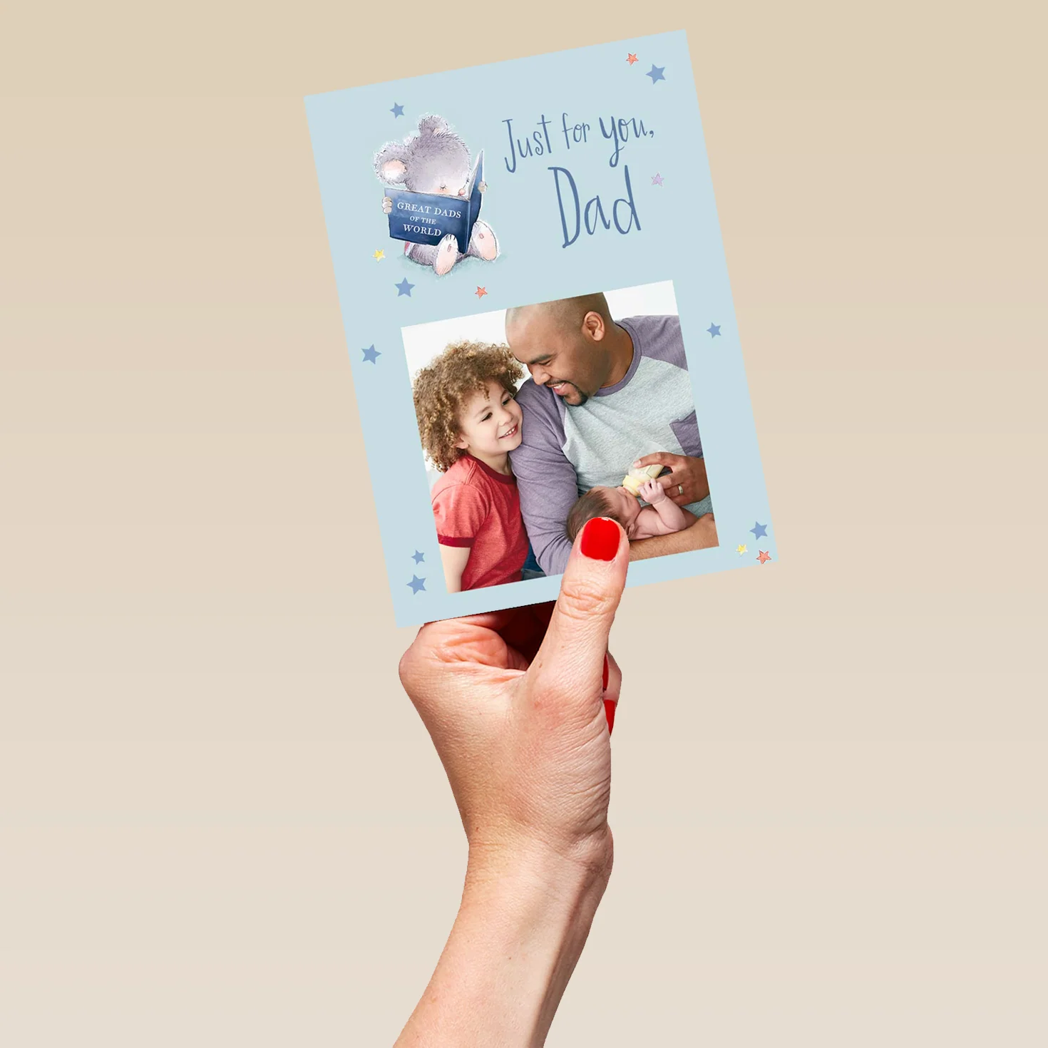 Personalised Dad Cute Photo Card - Image 5