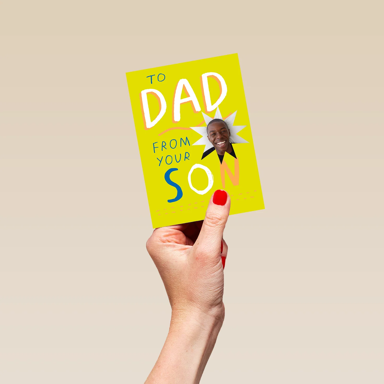 Personalised Dad From Son Birthday Photo Card - Image 4