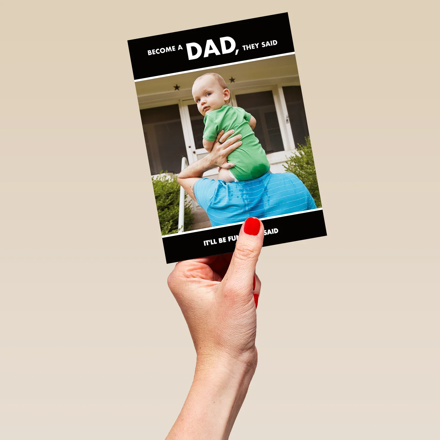 Personalised Dad Funny Birthday Photo Card - Image 5