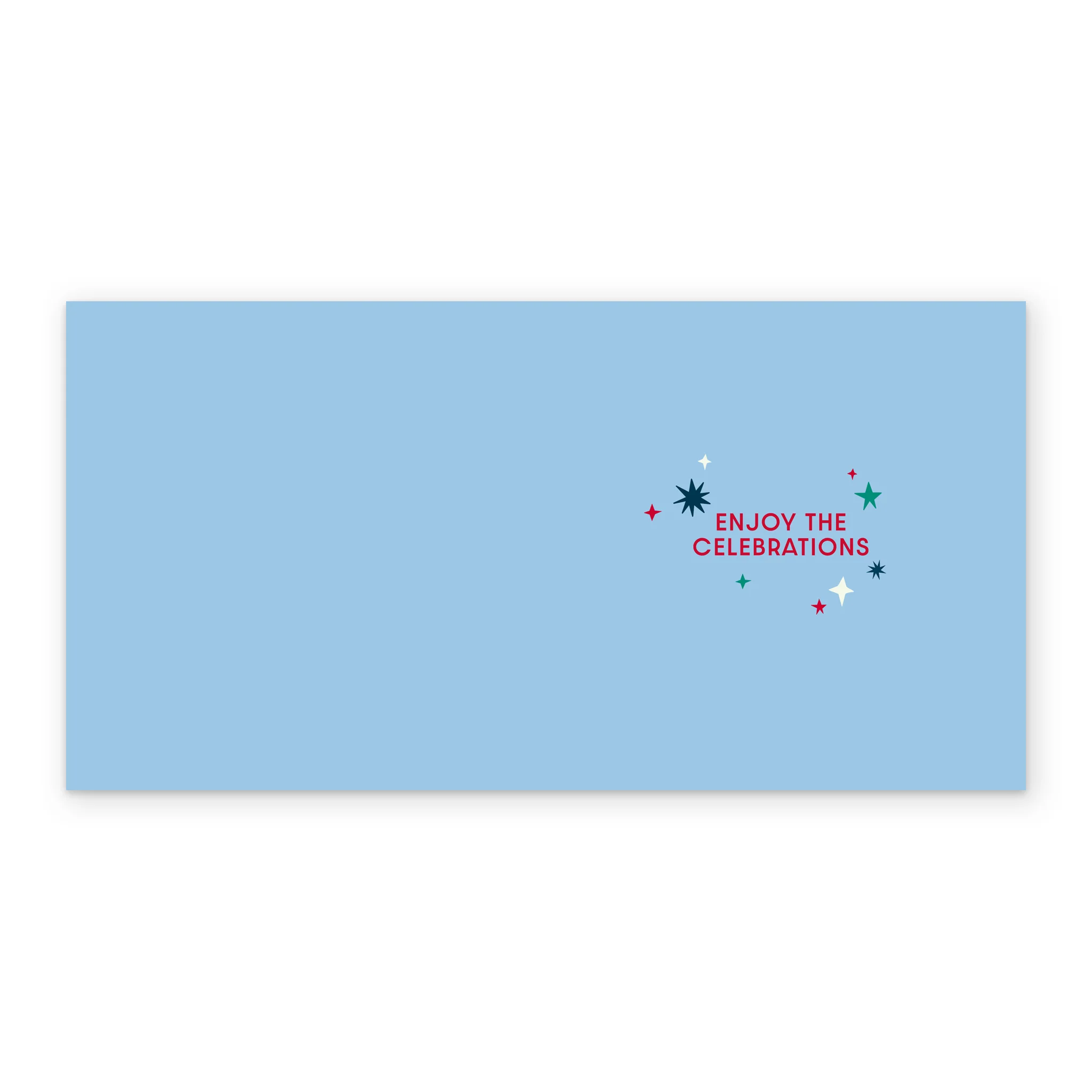 Personalised Dad Modern Text Tree And Stars Christmas Card - Image 3